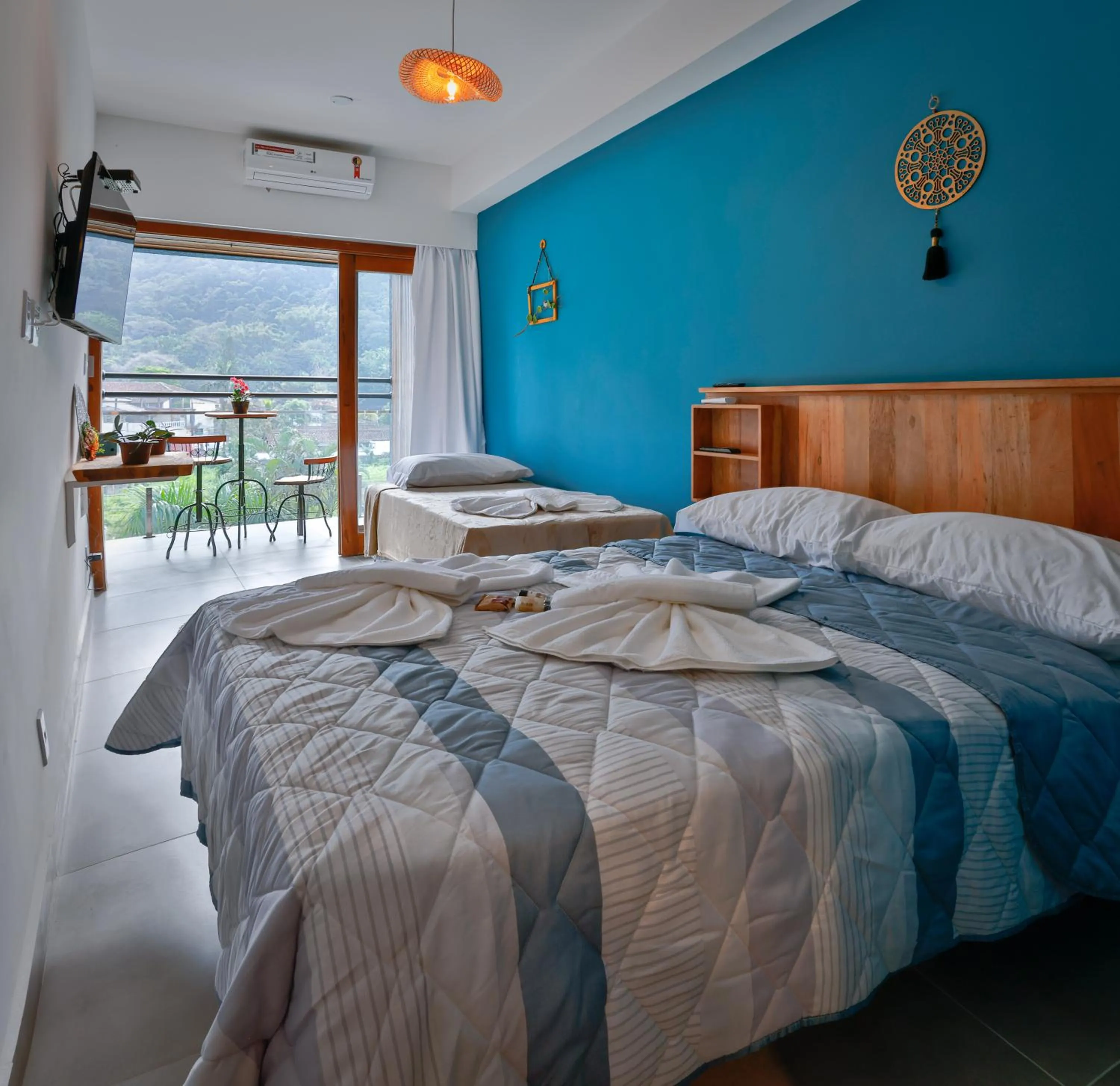 Bed in Mandala Beach Hotel