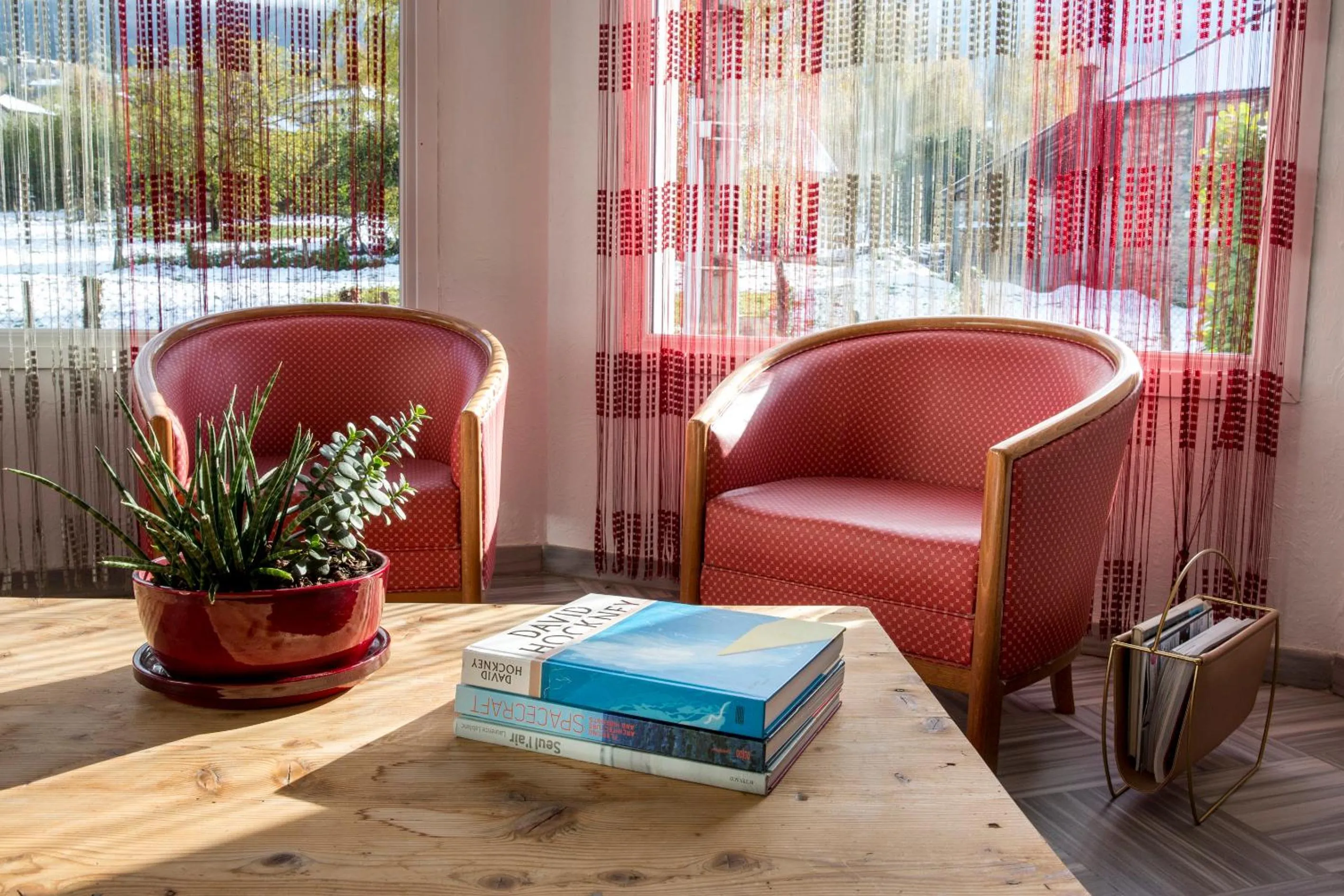 Living room in Hotel Les Mésanges