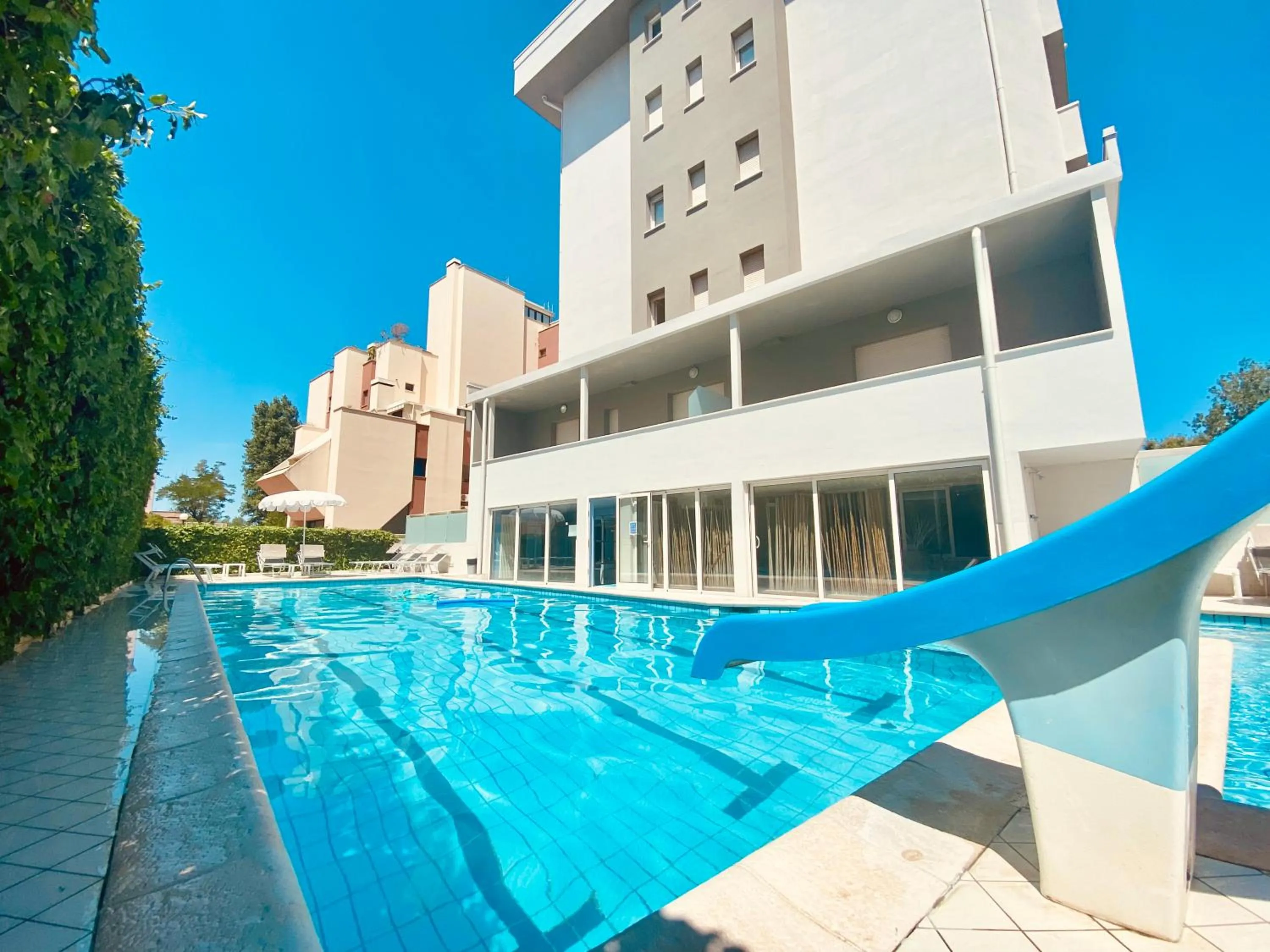 Pool view in Noha Suite Hotel