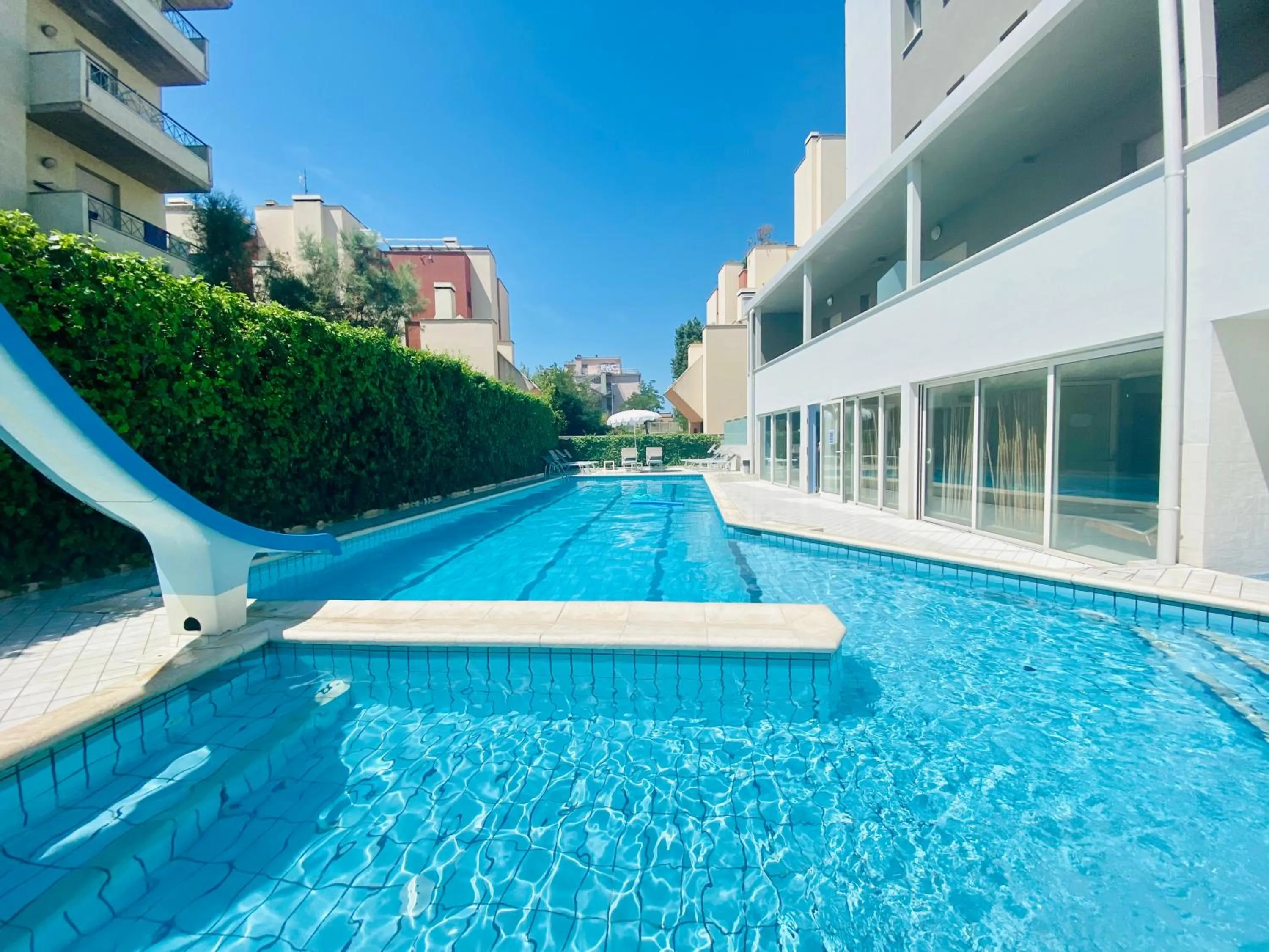 Pool view in Noha Suite Hotel