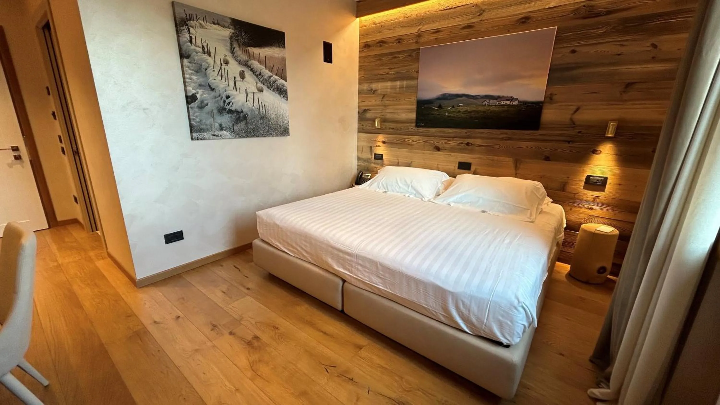 fireplace in Asiago Sporting Hotel & Spa