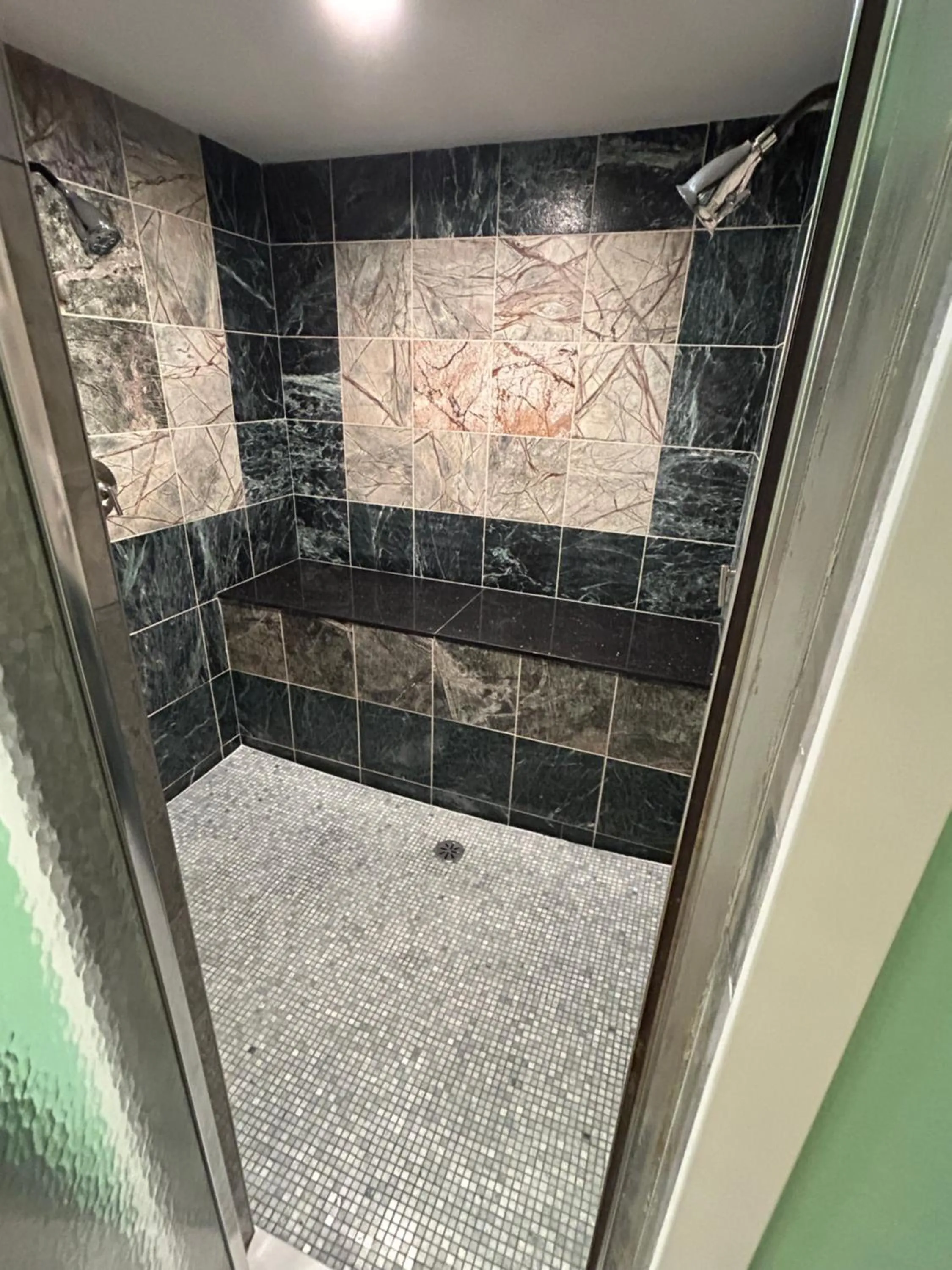 Shower in Inn of the Dove Harrisburg-Hershey Romantic Suites