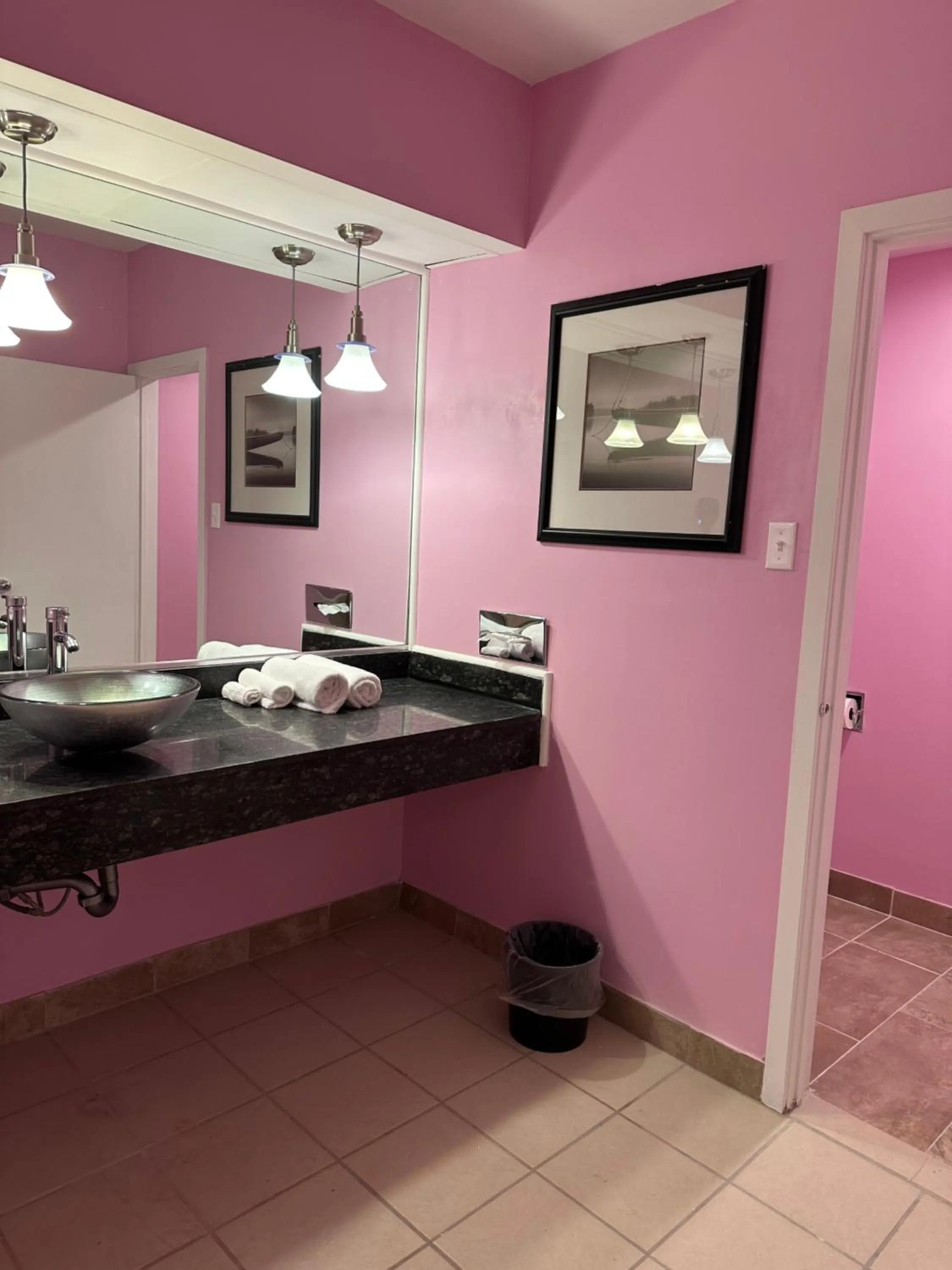 Bathroom in Inn of the Dove - Romantic Luxury Suites with Jacuzzi & Seasonal Fireplace at Harrisburg-Hershey-Philadelphia, PA