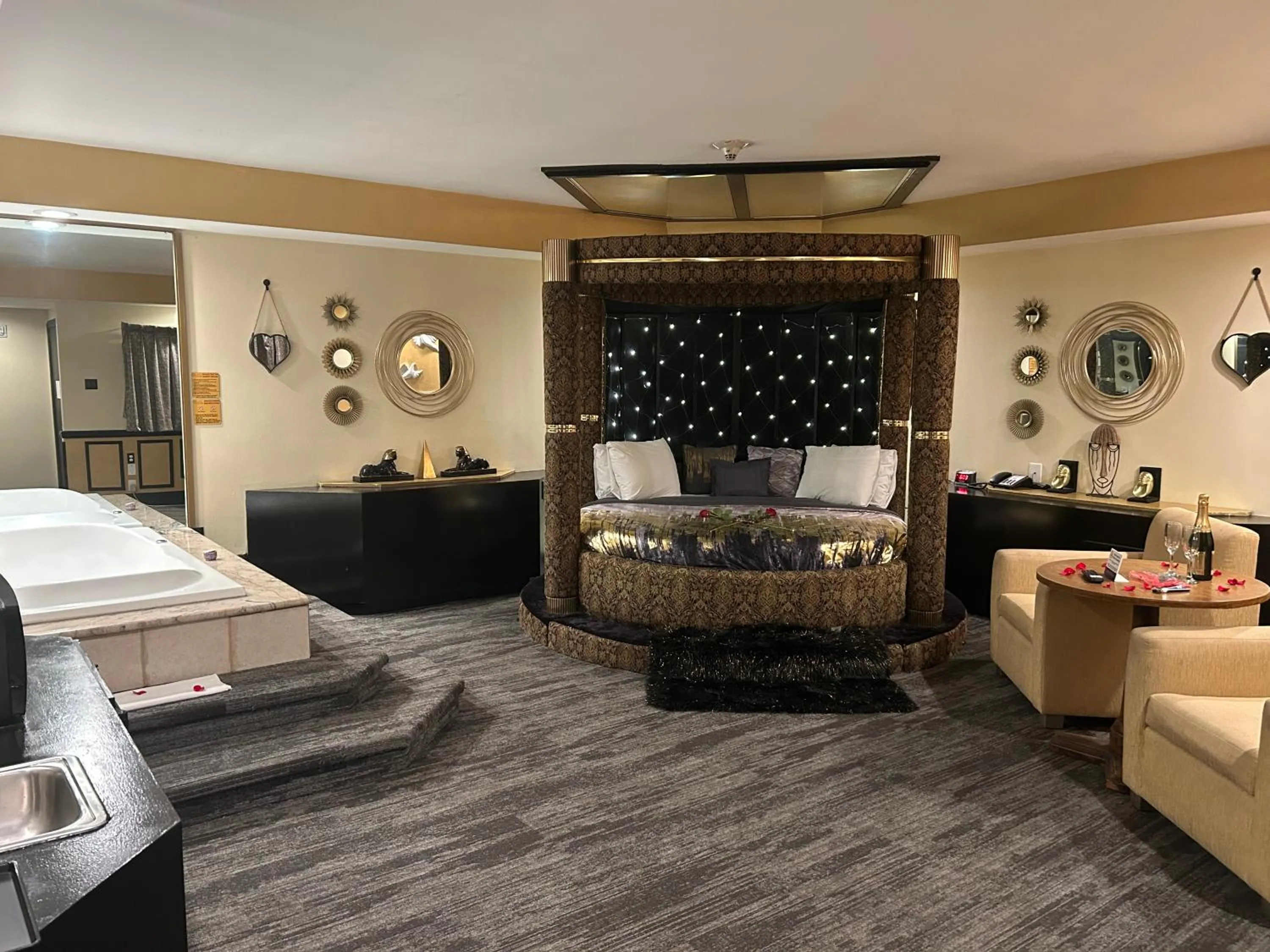 soundproof, Bed in Inn of the Dove - Romantic Luxury Suites with Jacuzzi & Seasonal Fireplace at Harrisburg-Hershey-Philadelphia, PA