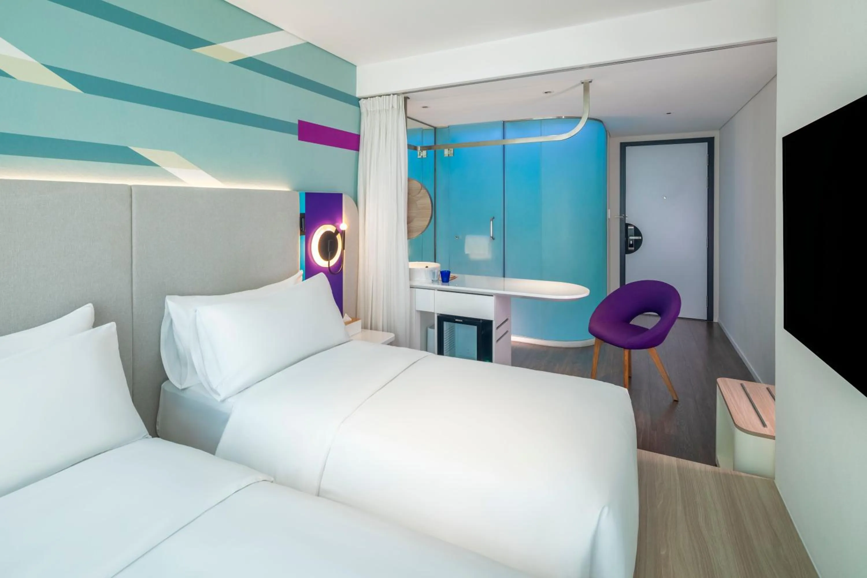 Bedroom, Bed in Tru by Hilton Lao Cai City Riverside