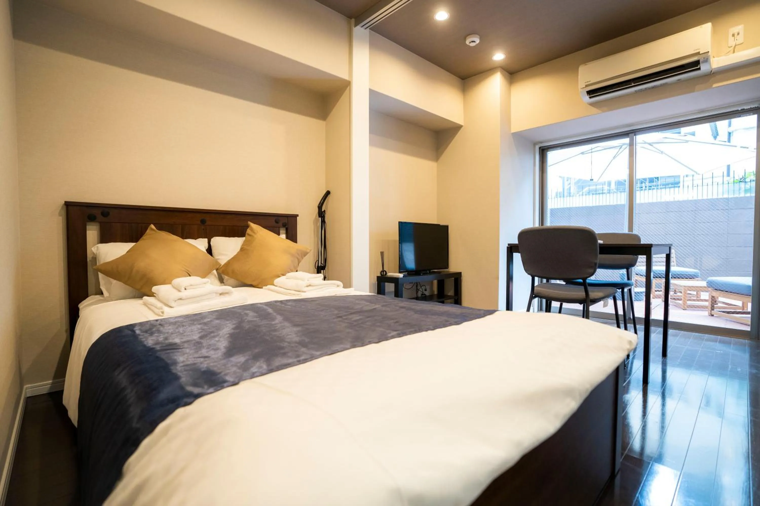 Bed in Sakimoto Residence Namba Minami