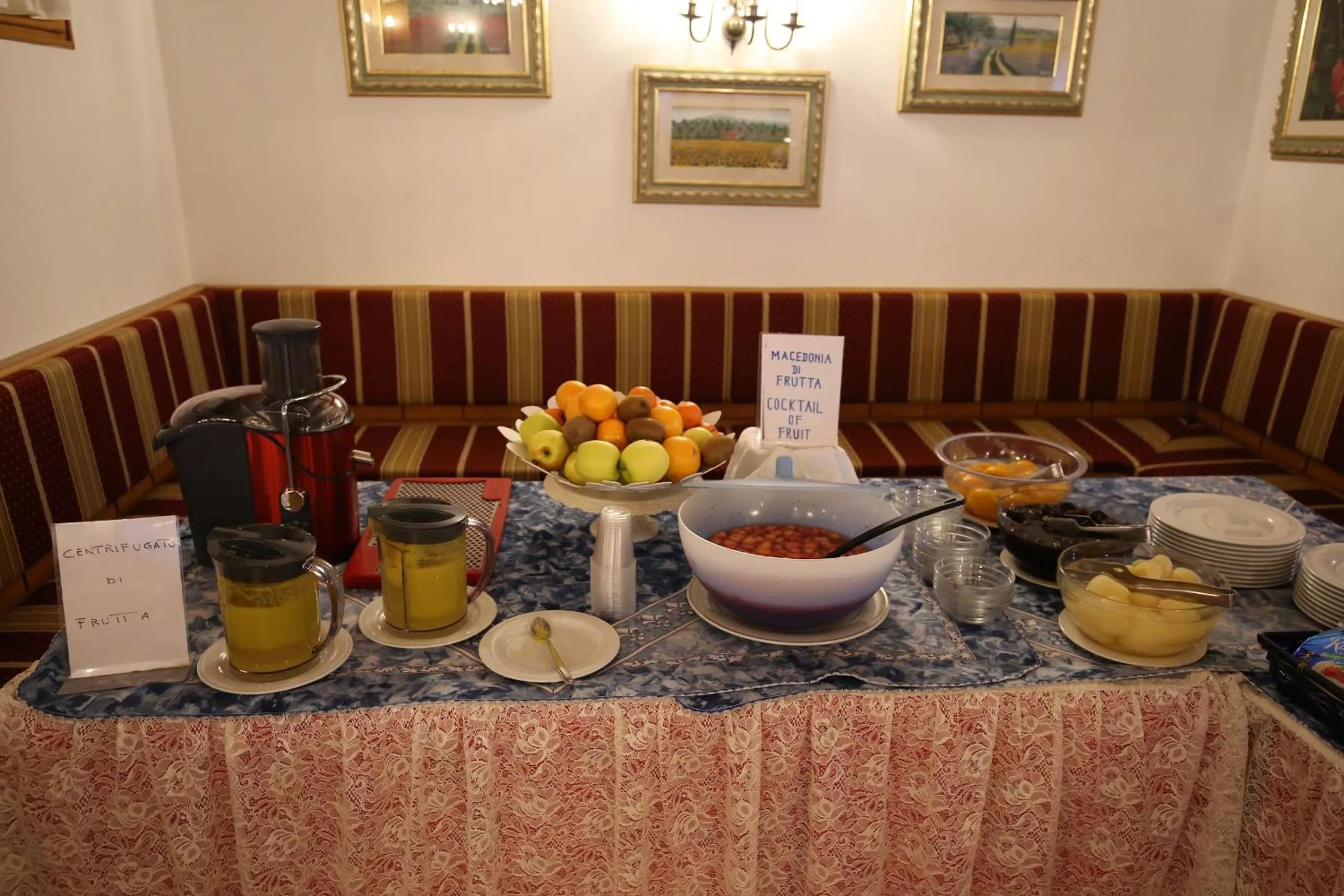 Food close-up in Park Hotel Mater Dei