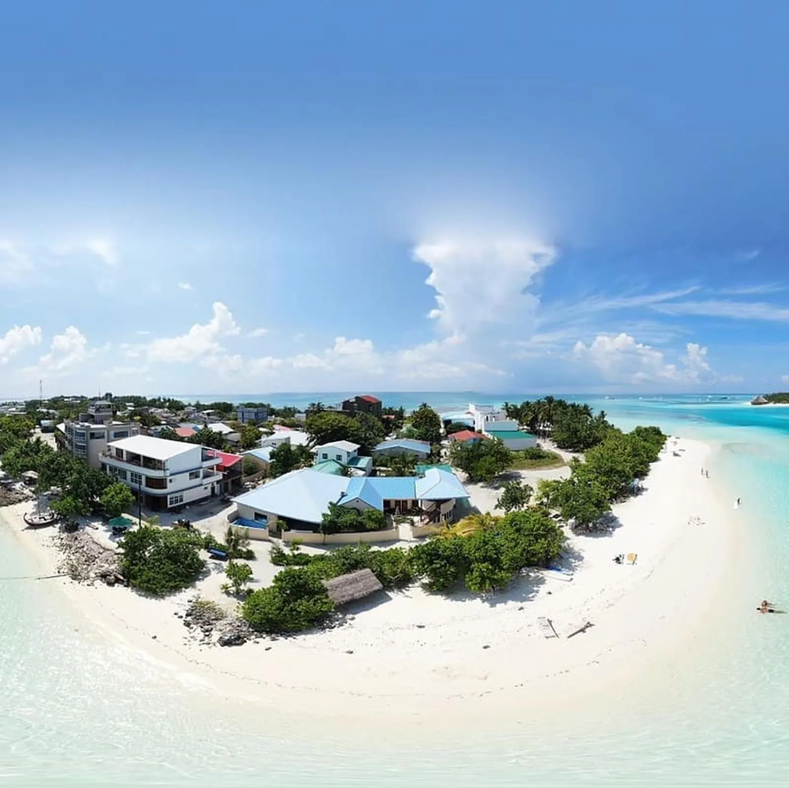 Bird's eye view in Bibee Maldives
