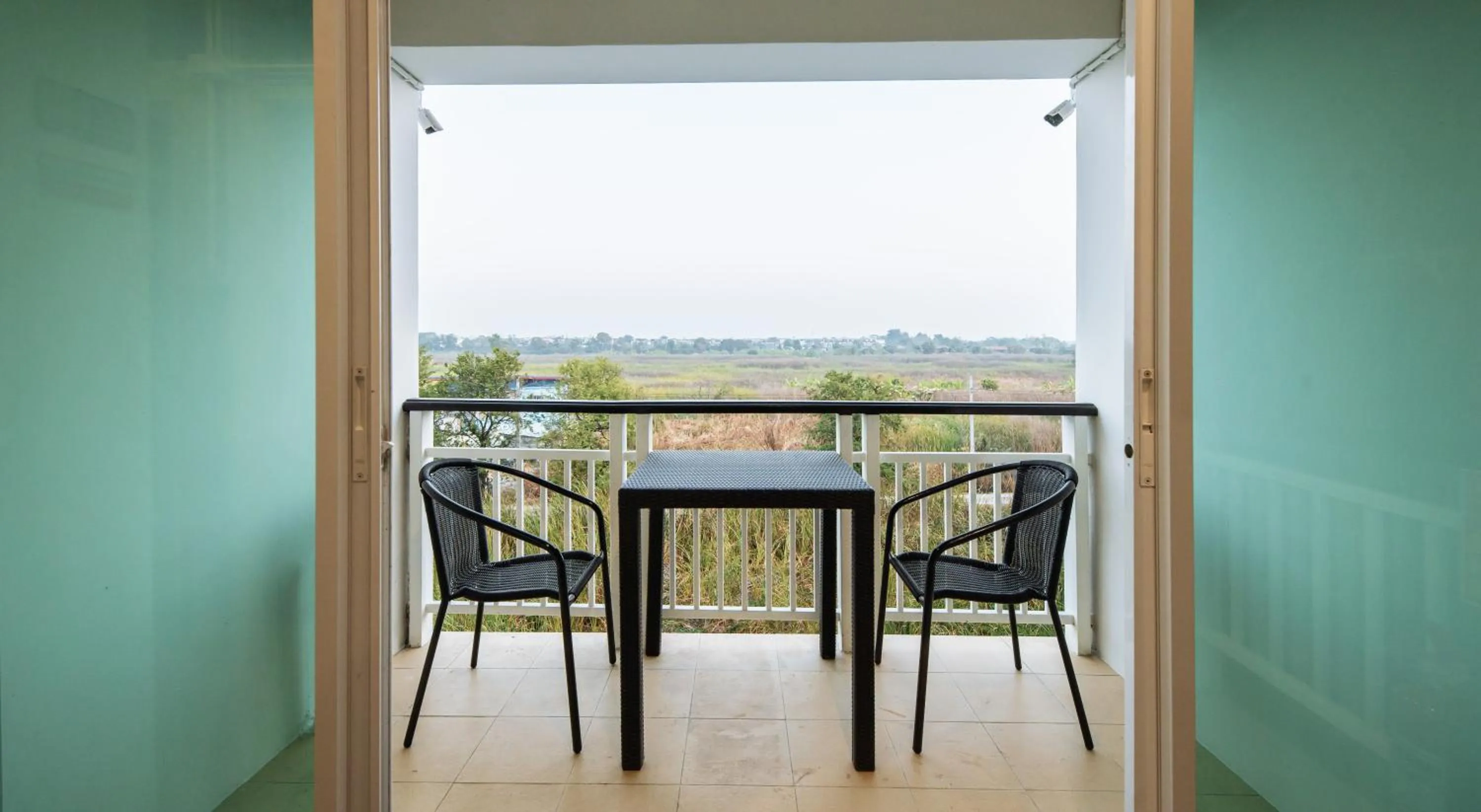 Balcony/Terrace in SLEEP TO FLY HOTEL & HOSTEL suvarnabhumi airport
