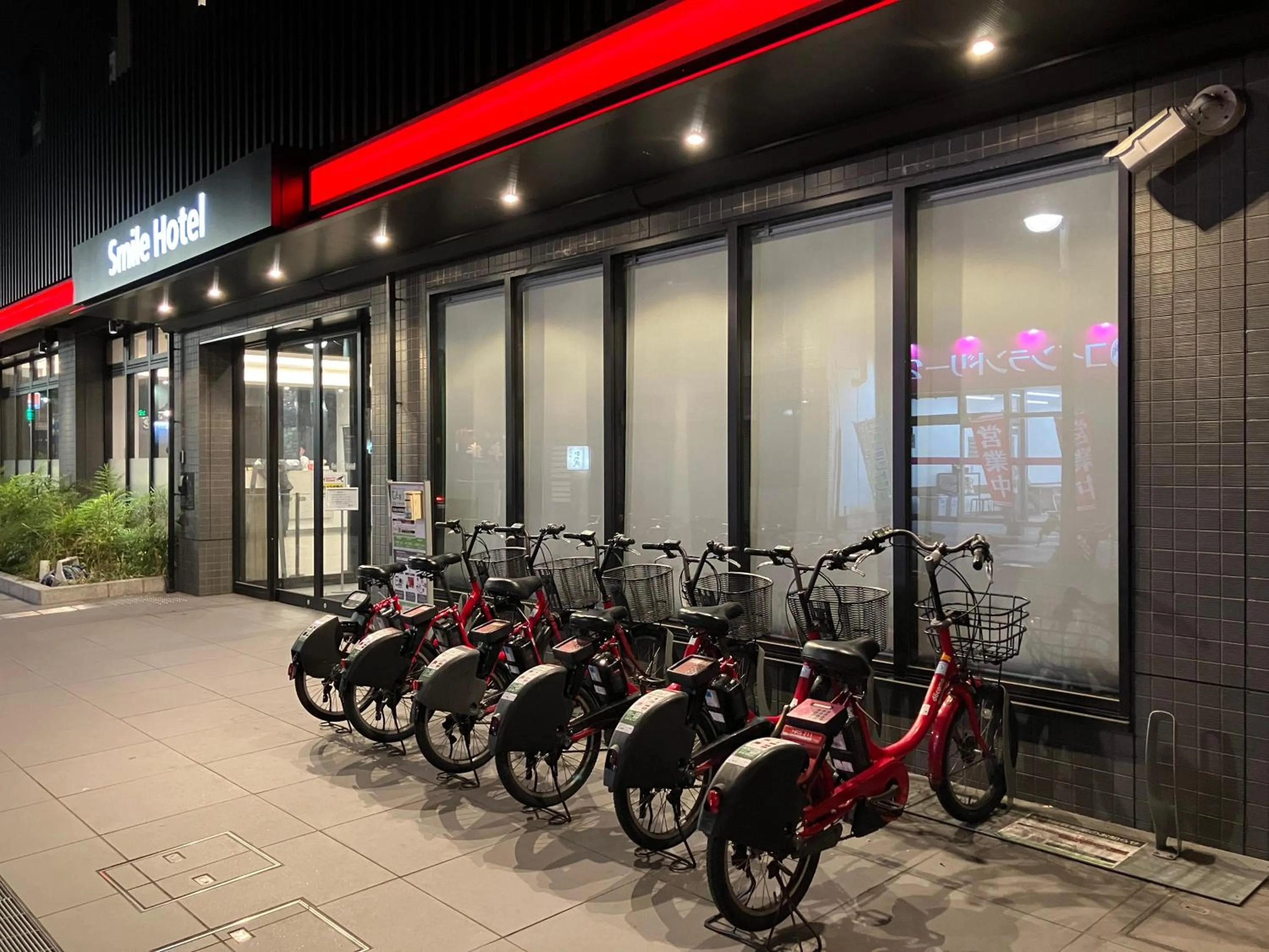 Cycling in Smile Hotel Hiroshima