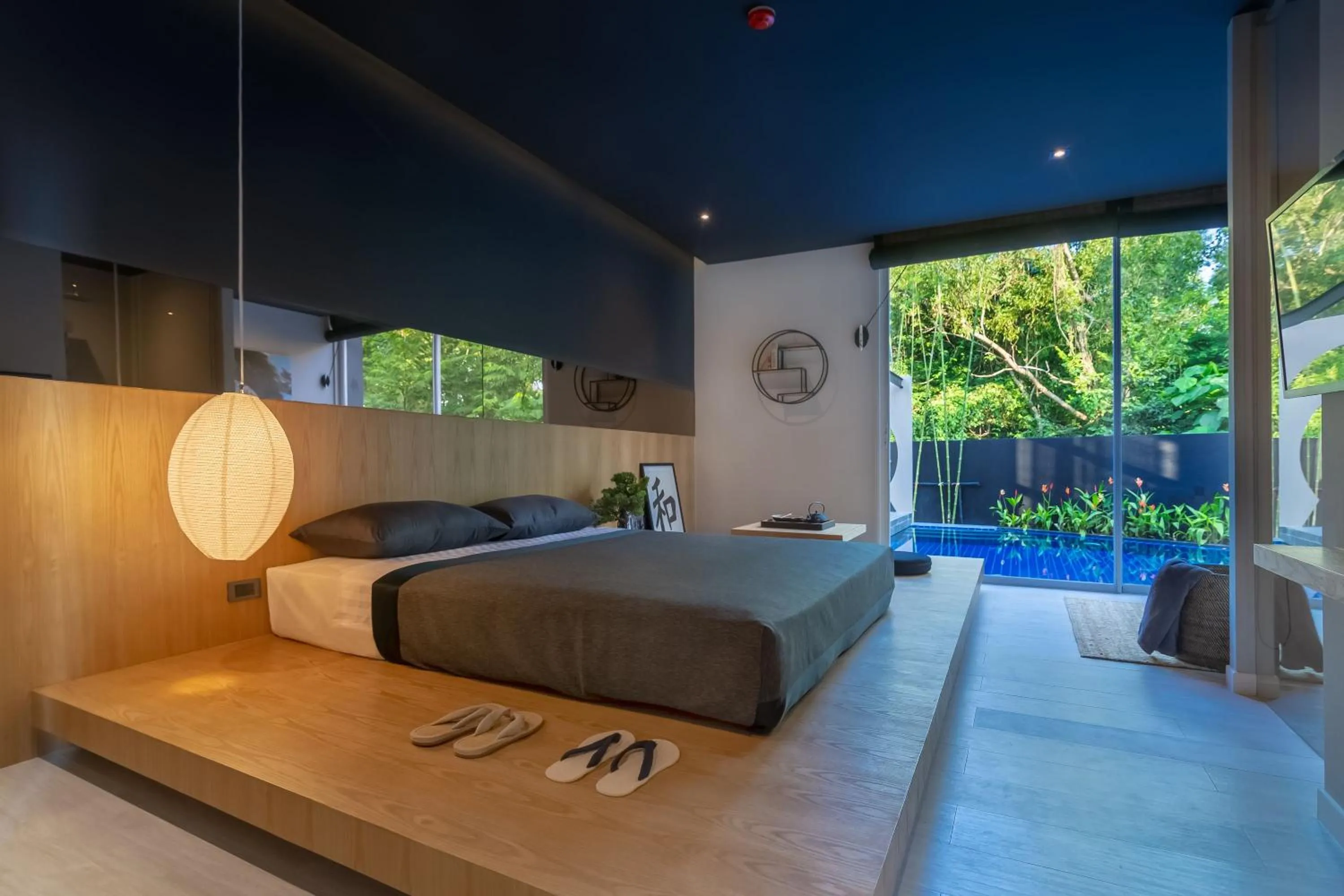 Bed in Villoft Zen Living Resort