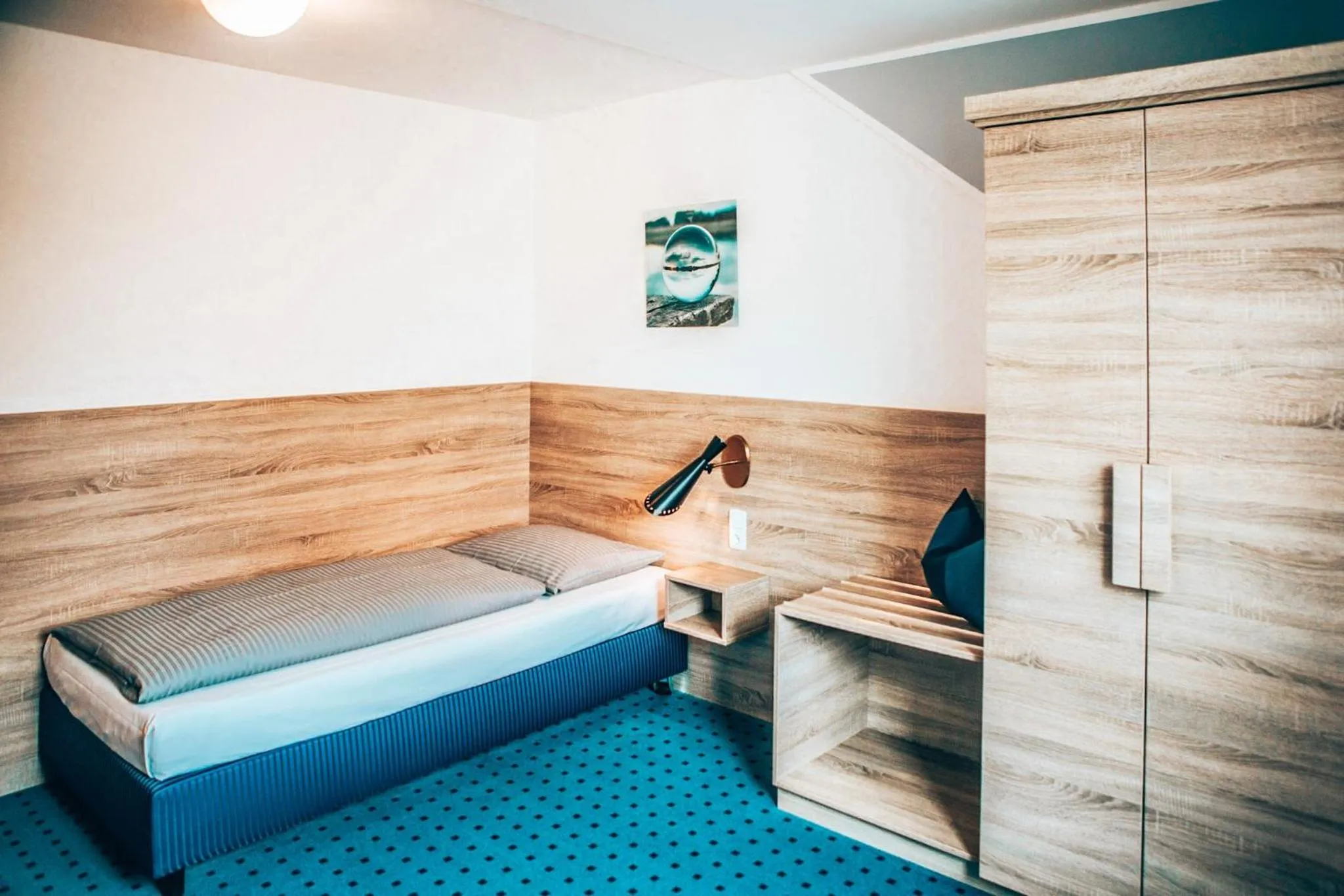 Bed in Hotel Schwertfirm