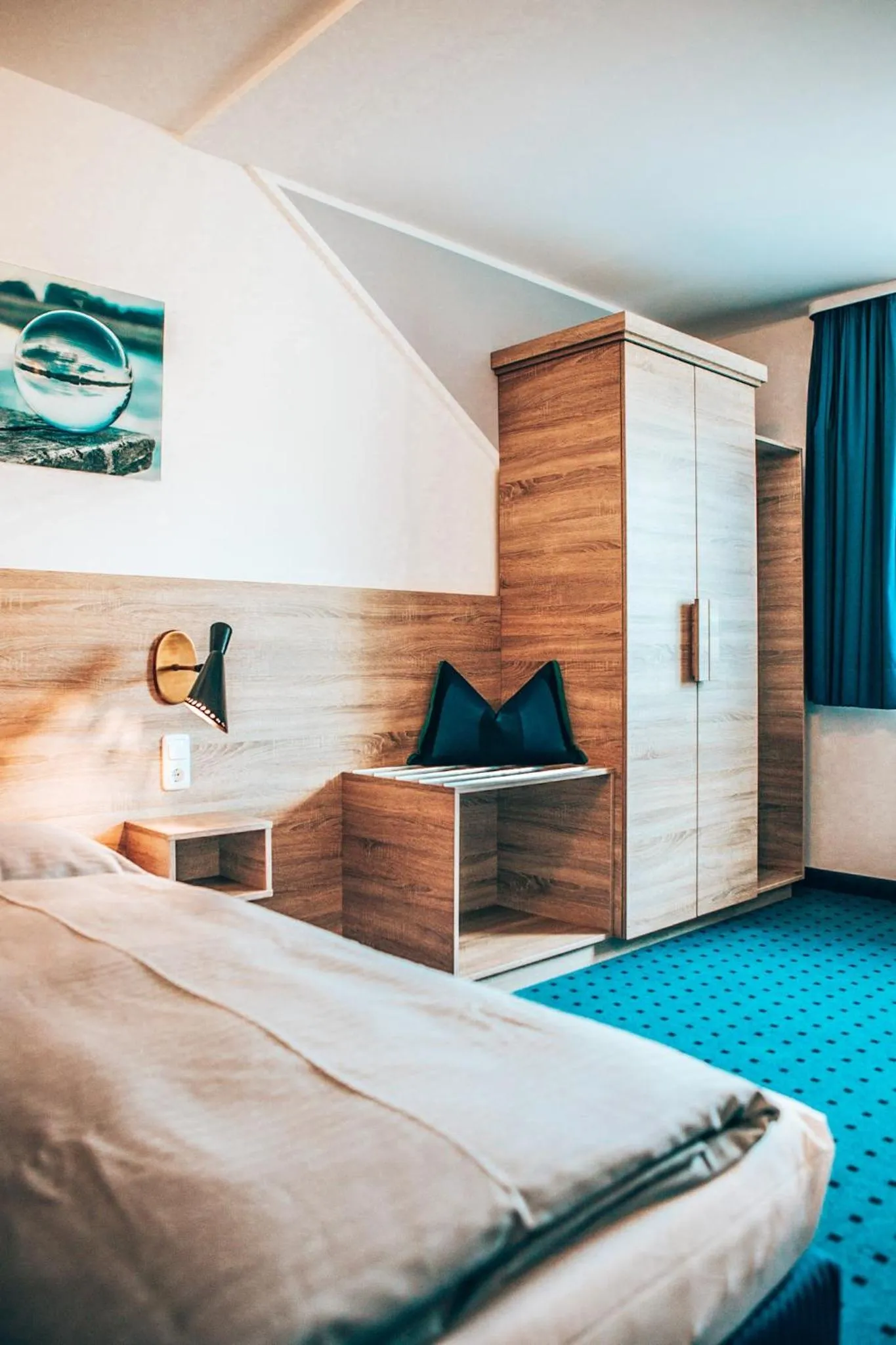 Bed in Hotel Schwertfirm