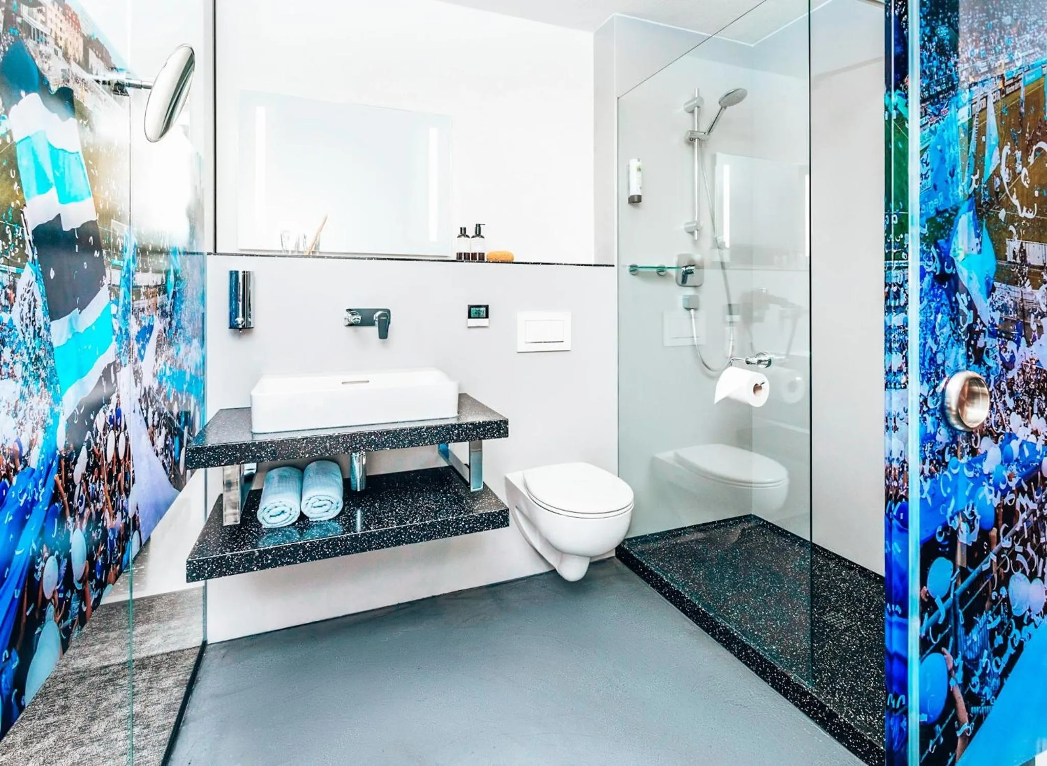 Bathroom in Hotel Schwertfirm