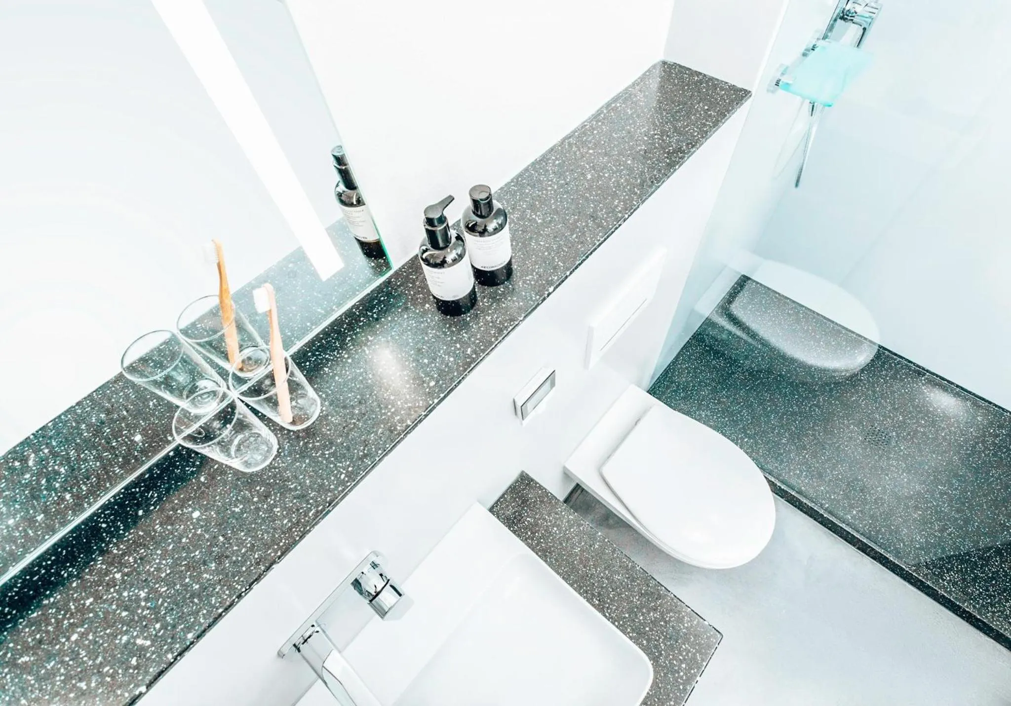 Bathroom in Hotel Schwertfirm