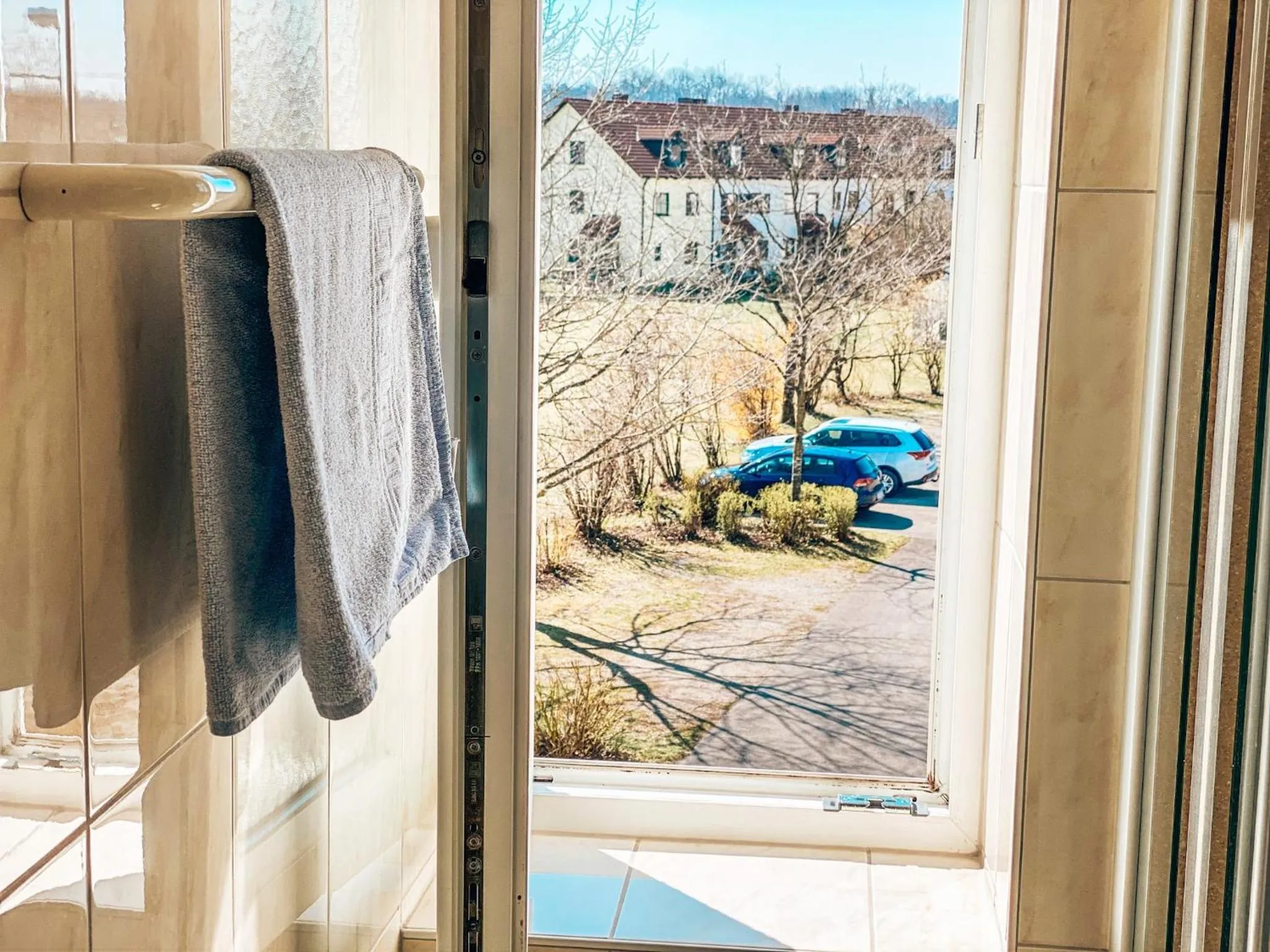Bathroom in Hotel Schwertfirm