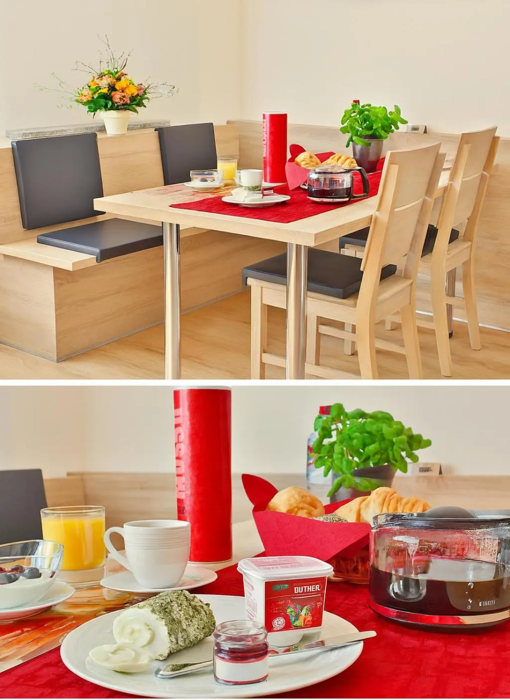 Dining area in Das Falk Apartmenthaus