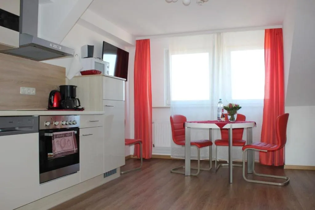 Kitchen or kitchenette in Das Falk Apartmenthaus