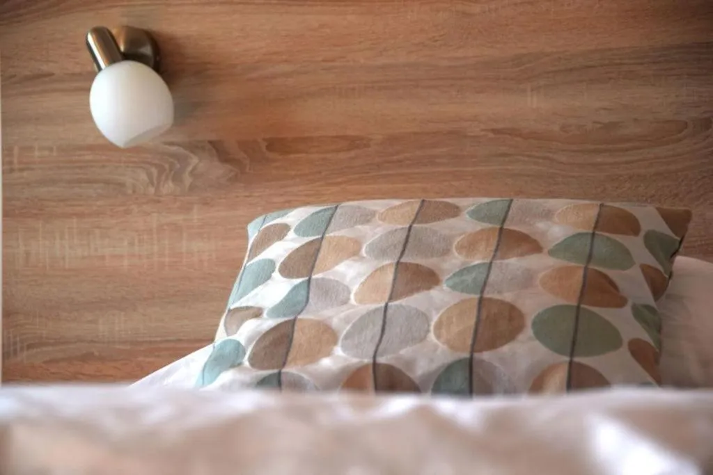 Bed in Das Falk Apartmenthaus