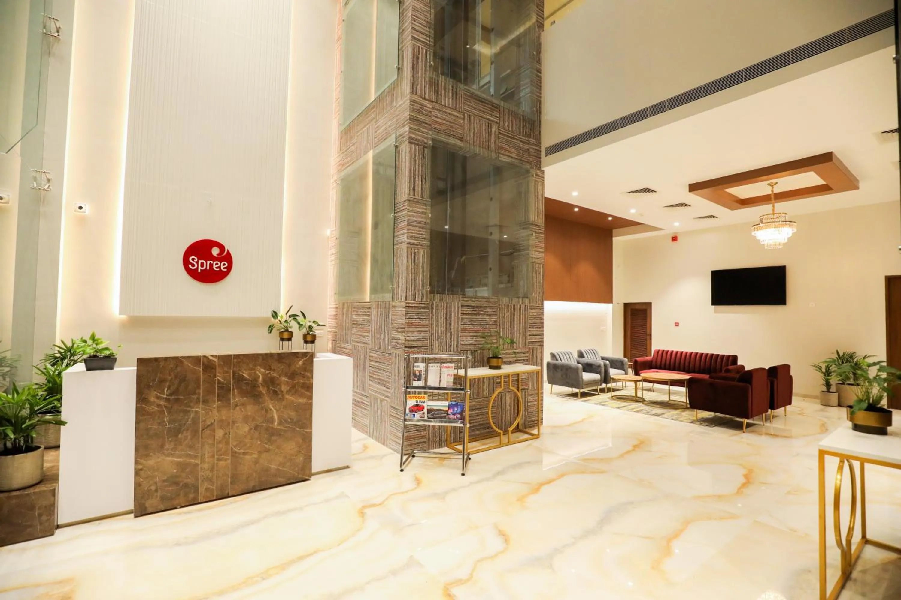 Lobby or reception in Spree Hotel Aurangabad