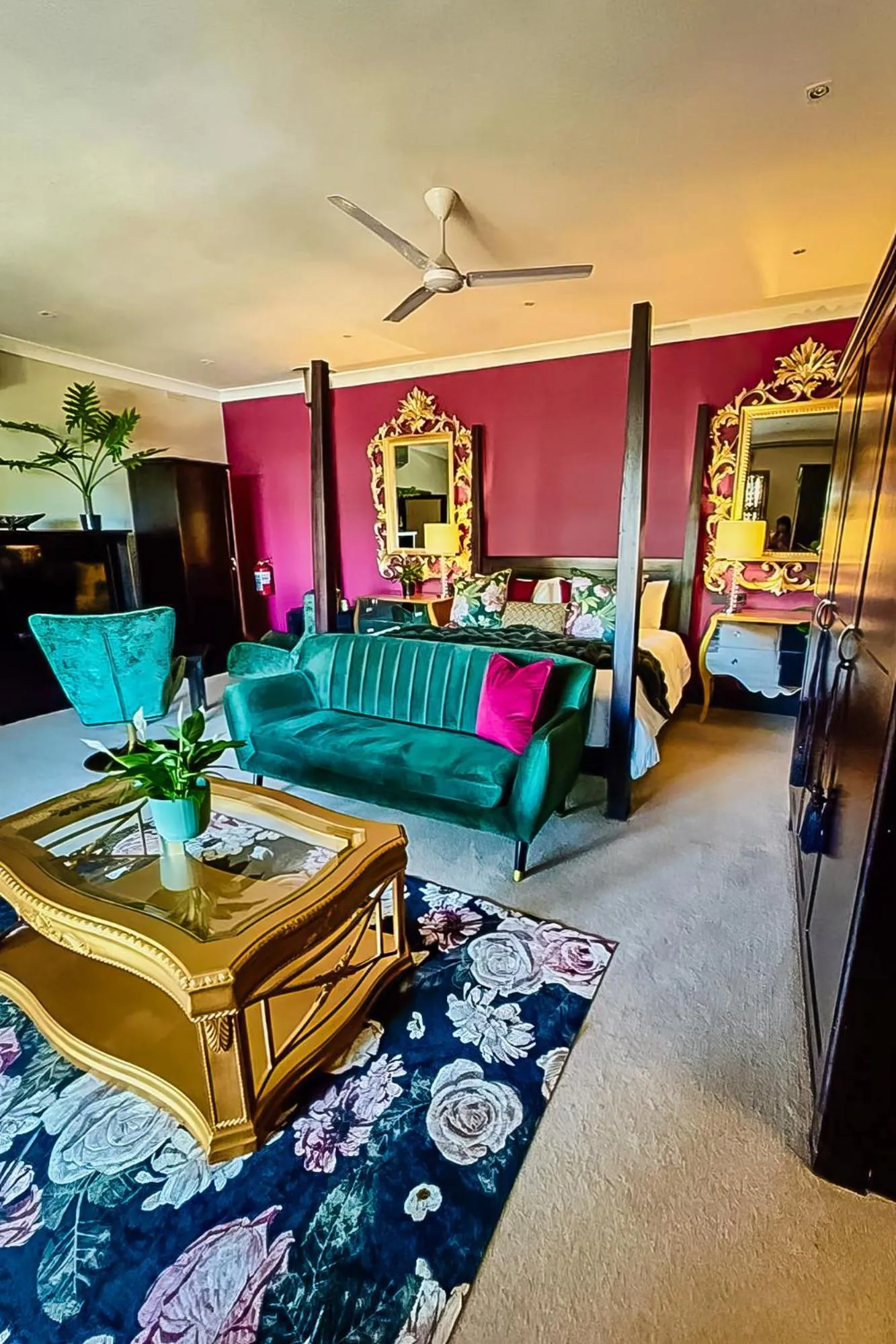 Seating area in SW1 Lodge