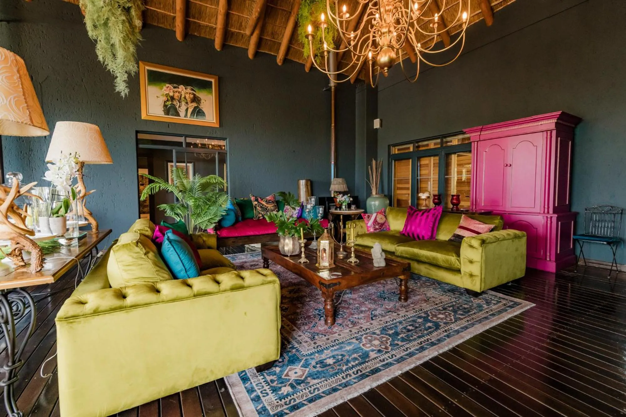 Living room in SW1 Lodge