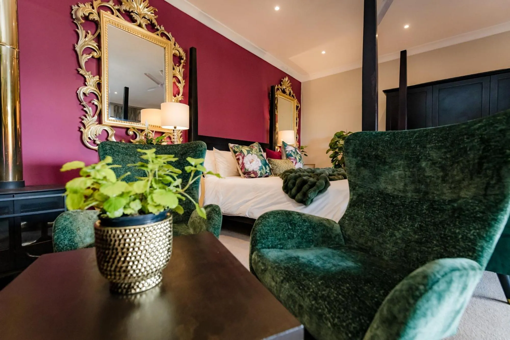 Seating area in SW1 Lodge