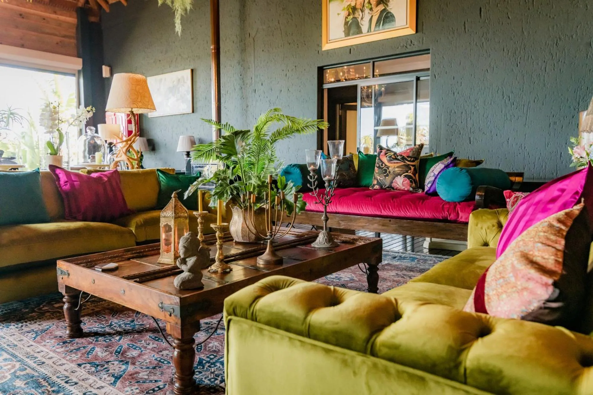 Living room in SW1 Lodge