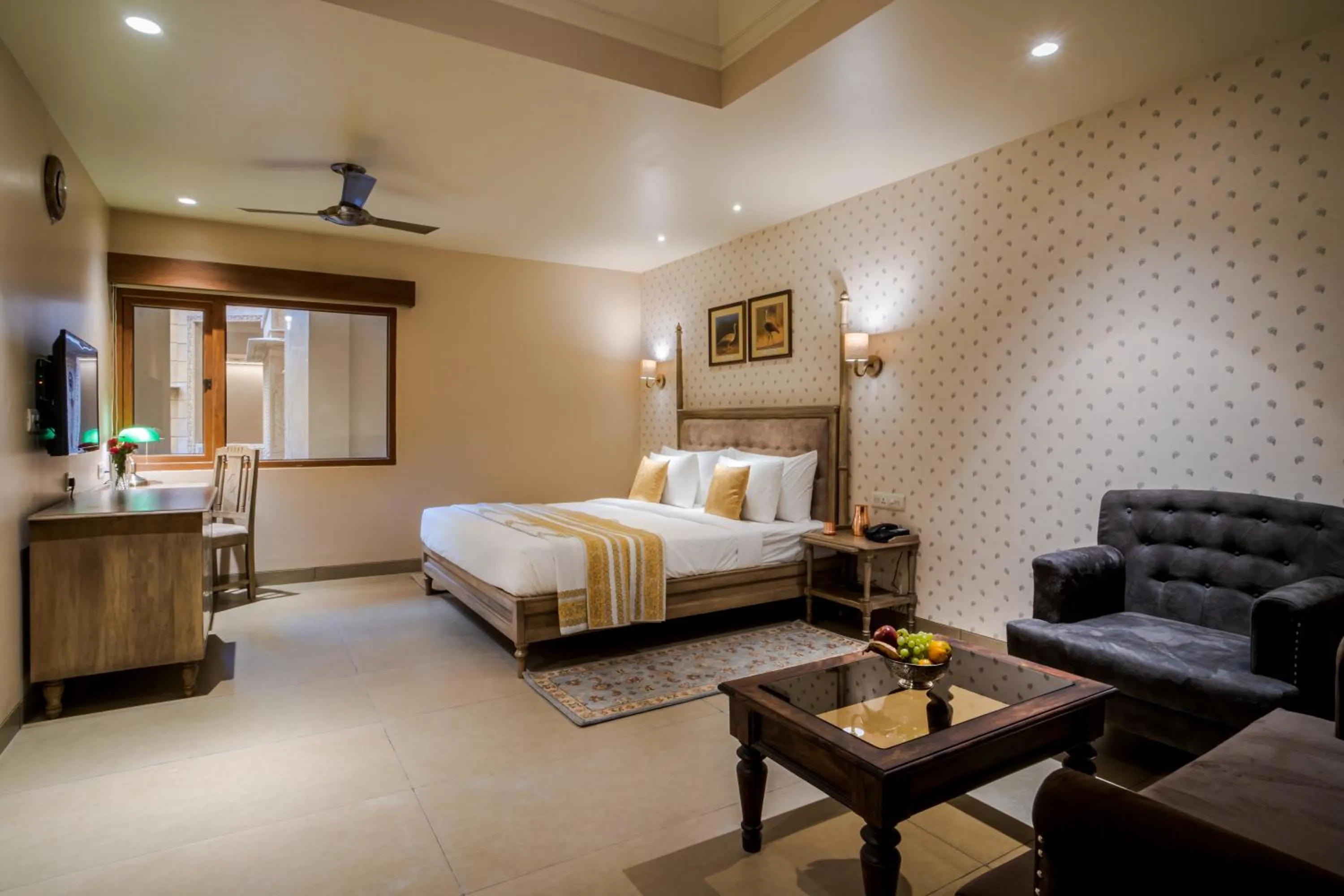 Photo of the whole room, Bed in Rupal Residency