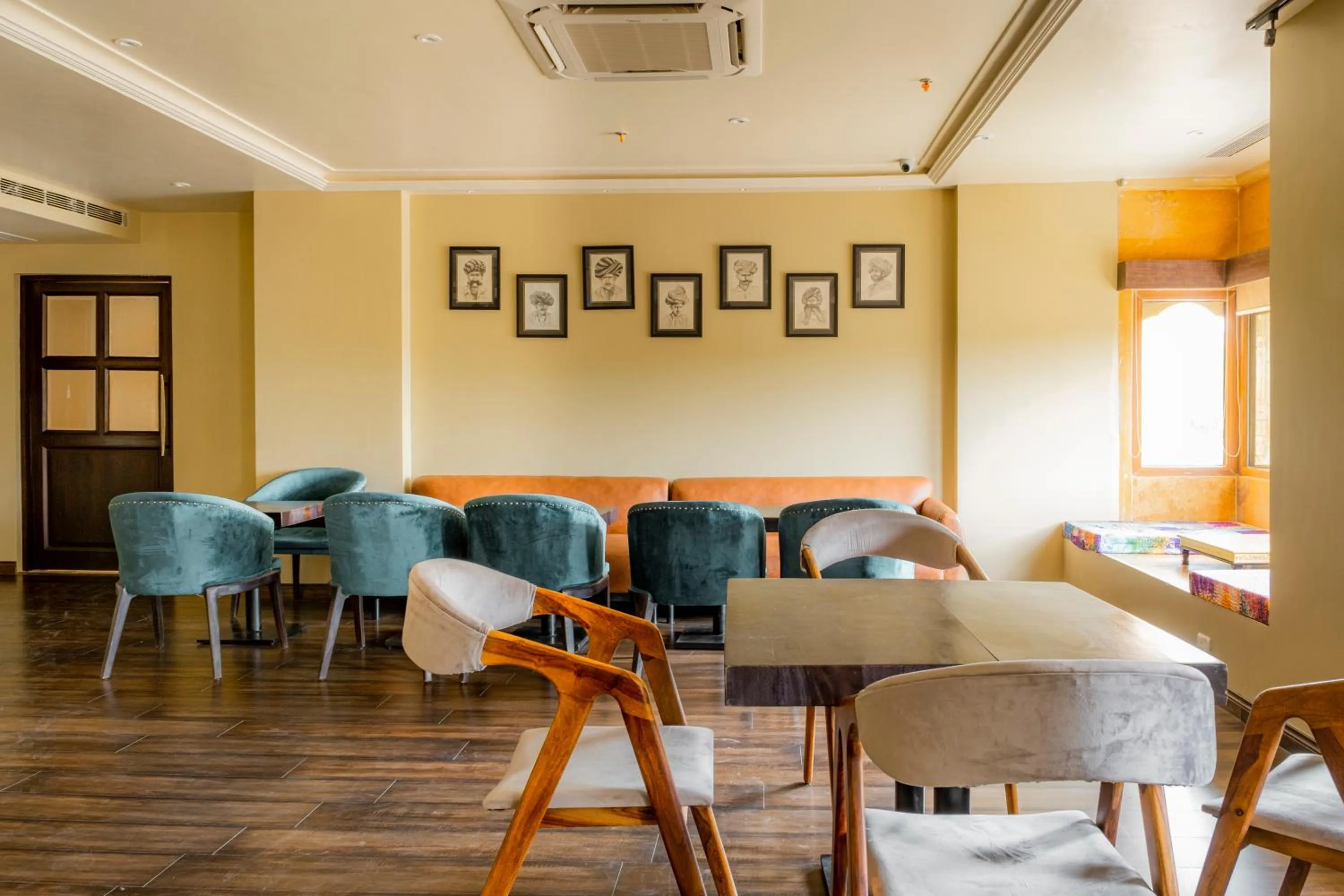 Inner courtyard view in Rupal Residency