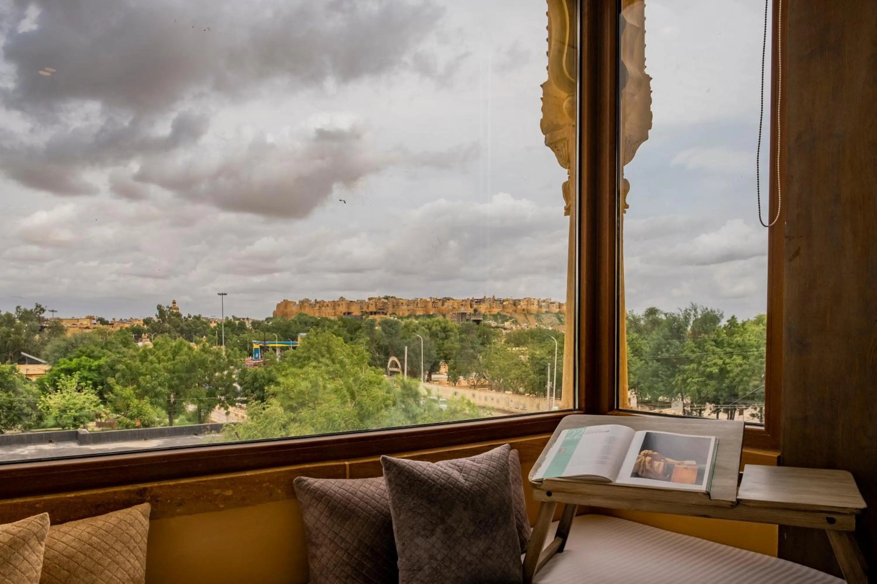 Seating area in Rupal Residency