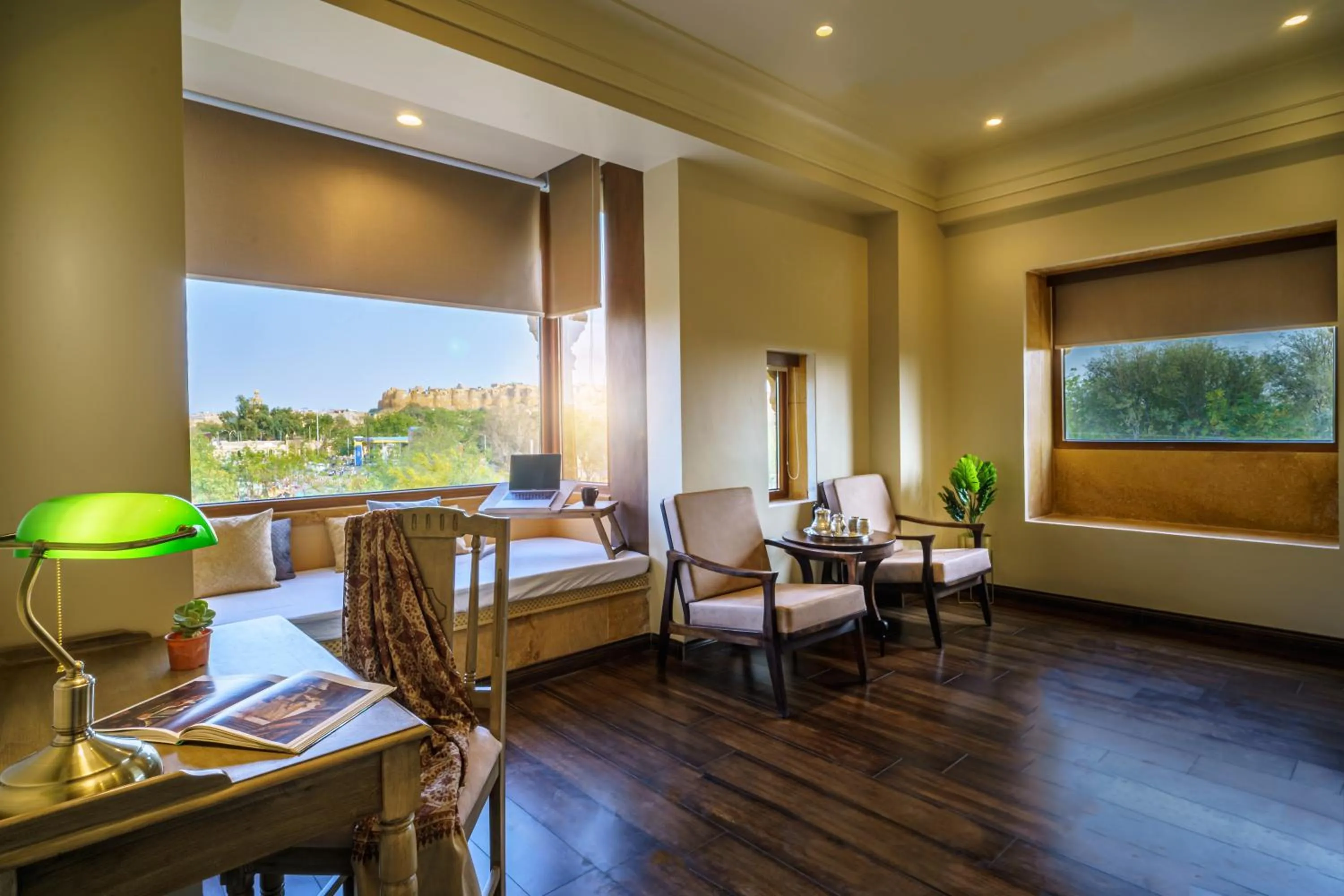 Living room in Rupal Residency