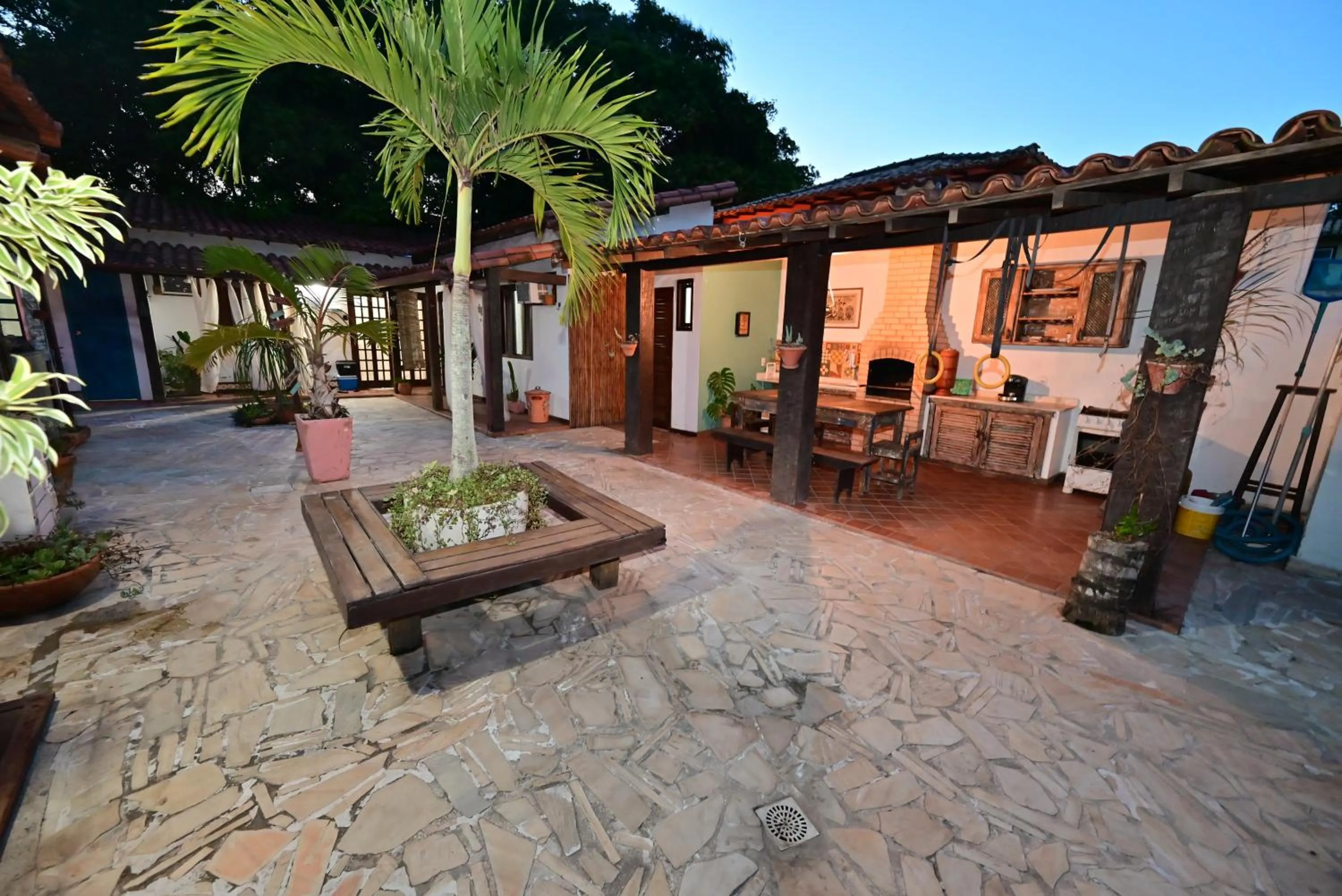 Inner courtyard view in Gambá Casa Boutique