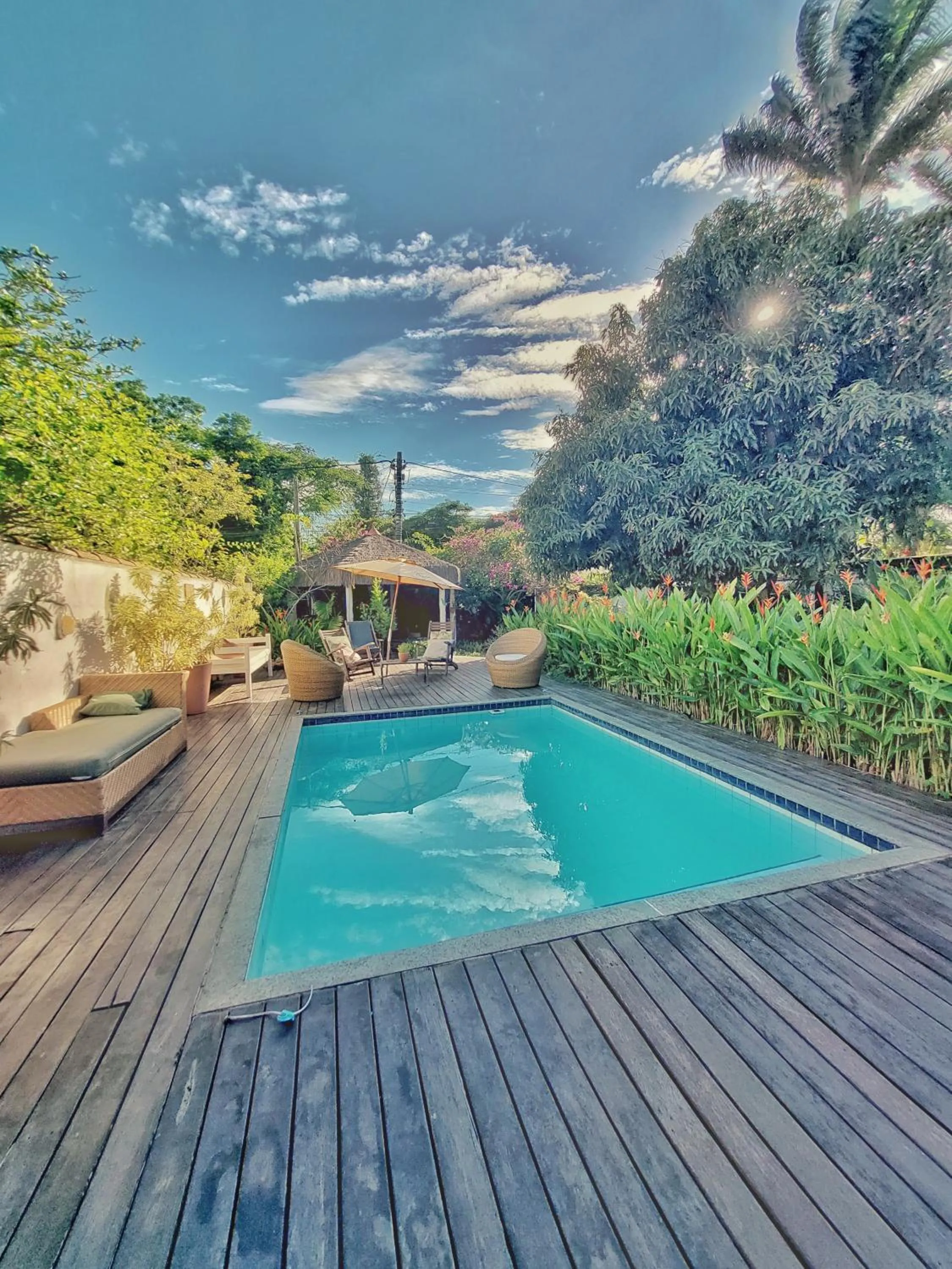 Swimming pool in Gambá Casa Boutique