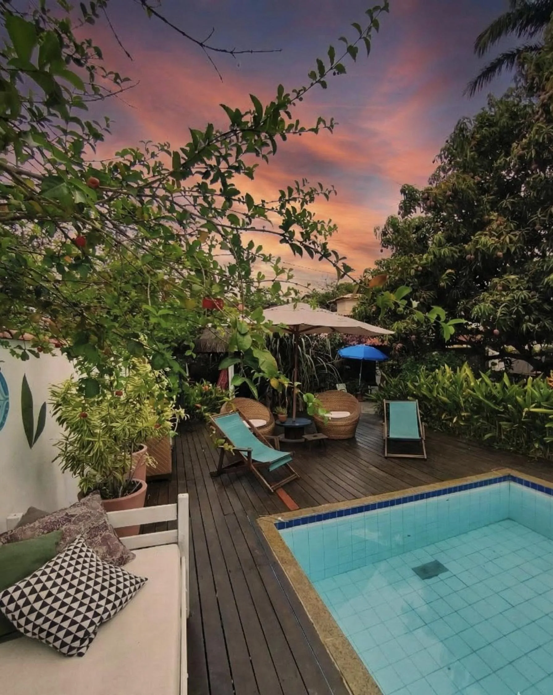 Swimming pool in Gambá Casa Boutique