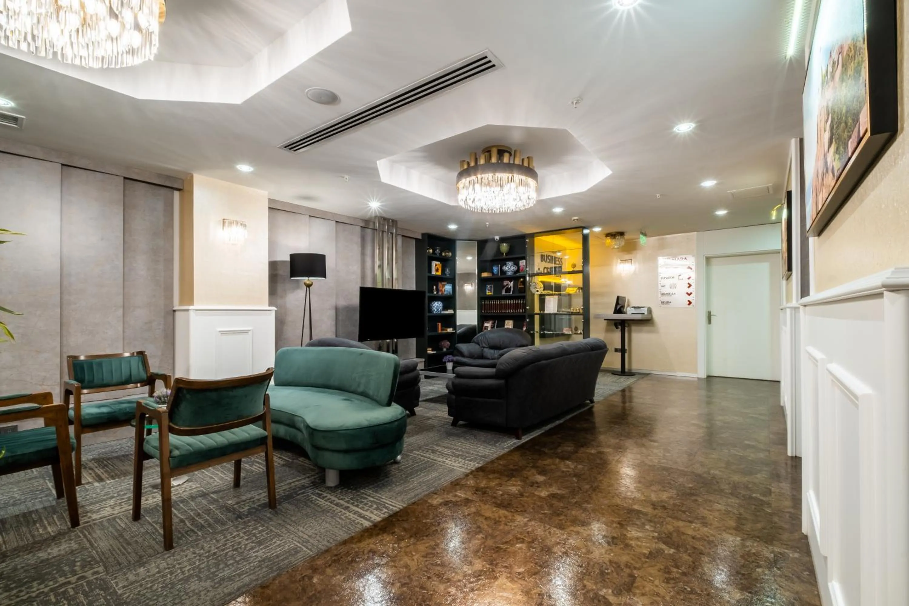 Communal lounge/ TV room in Ramada by Wyndham Ankara