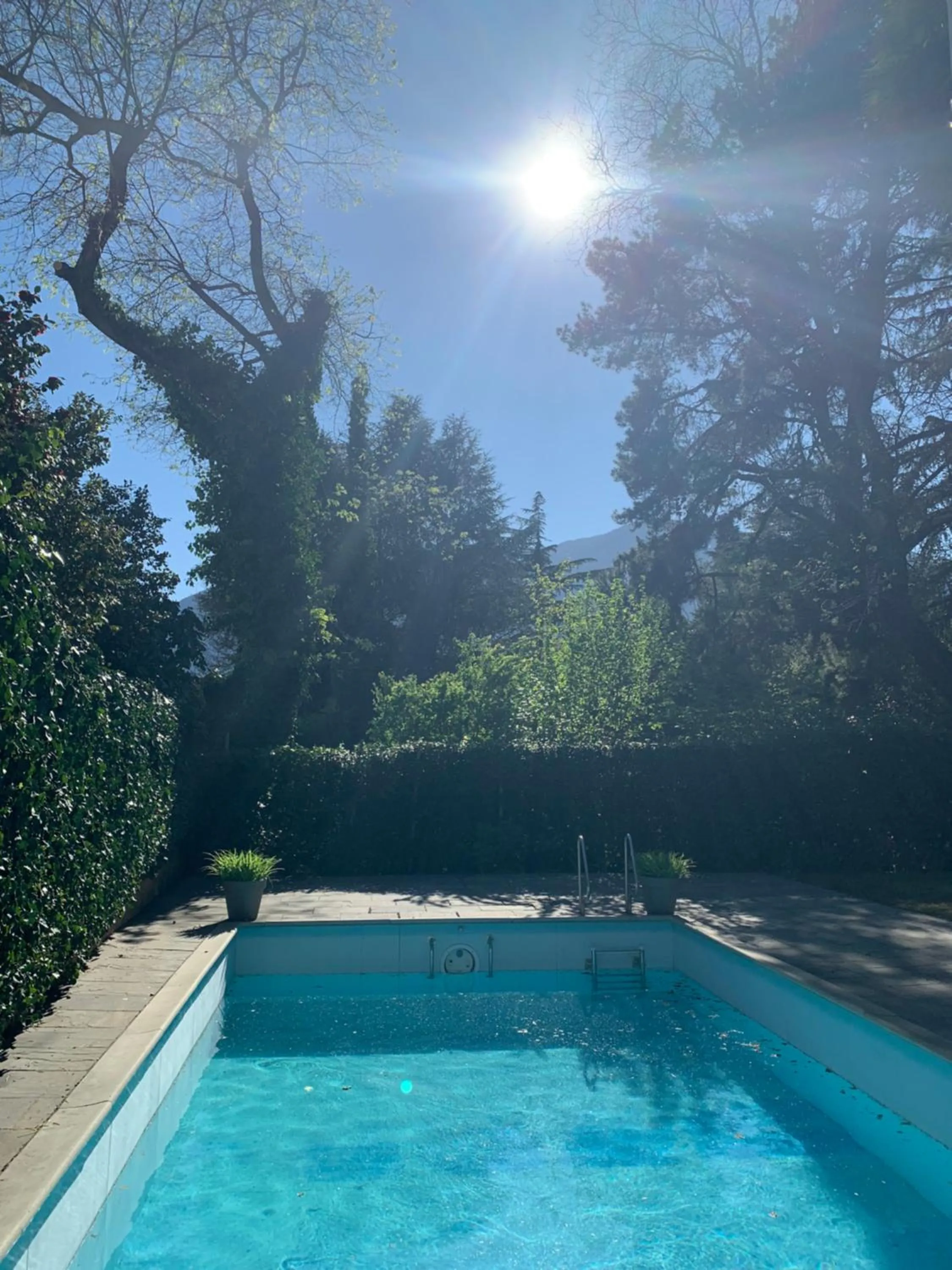 Pool view in Hotel Zima