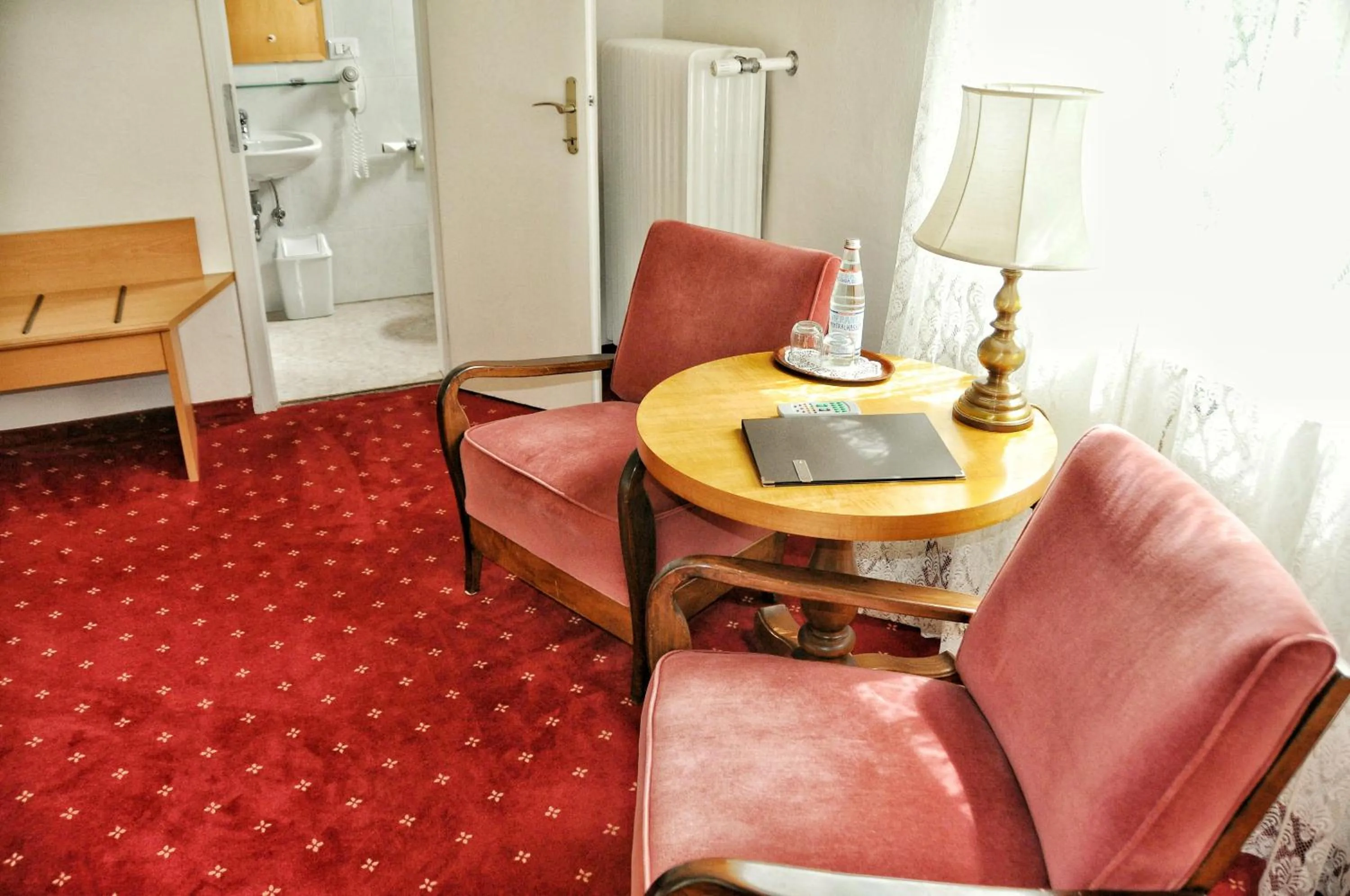 Seating area in Hotel Zima