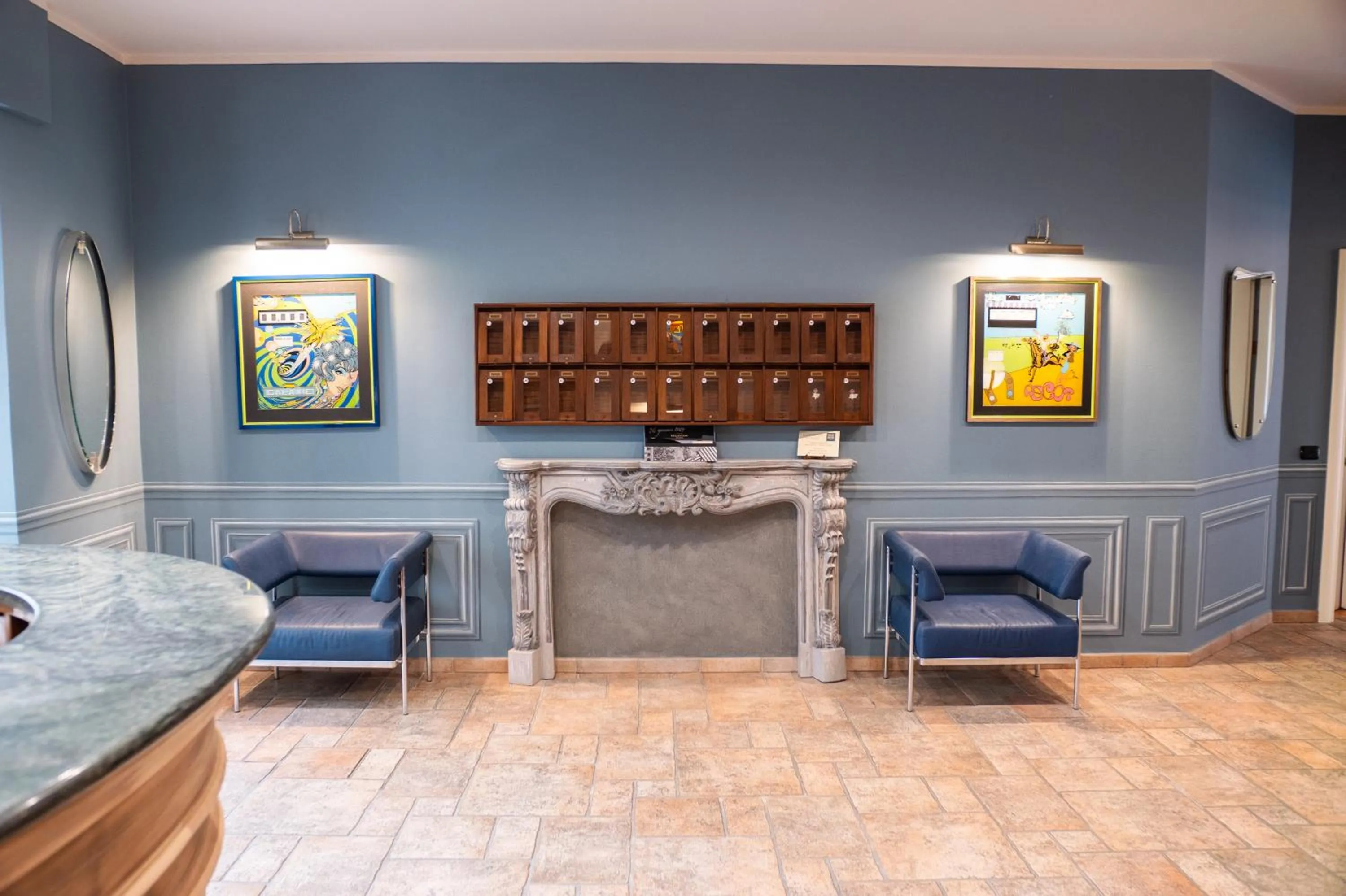 Lobby or reception in Hotel Ligure