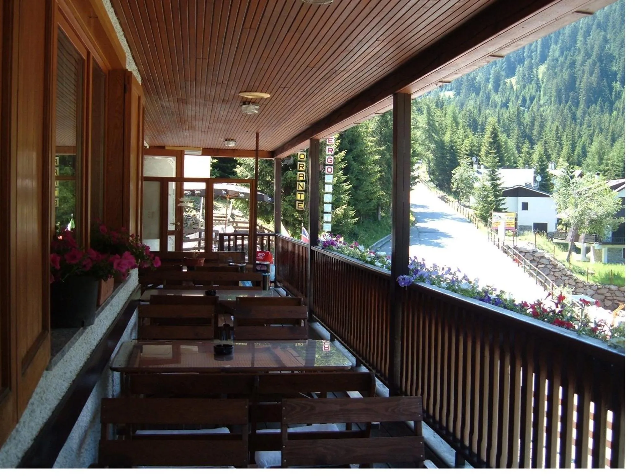 Balcony/Terrace in Albergo Pineta