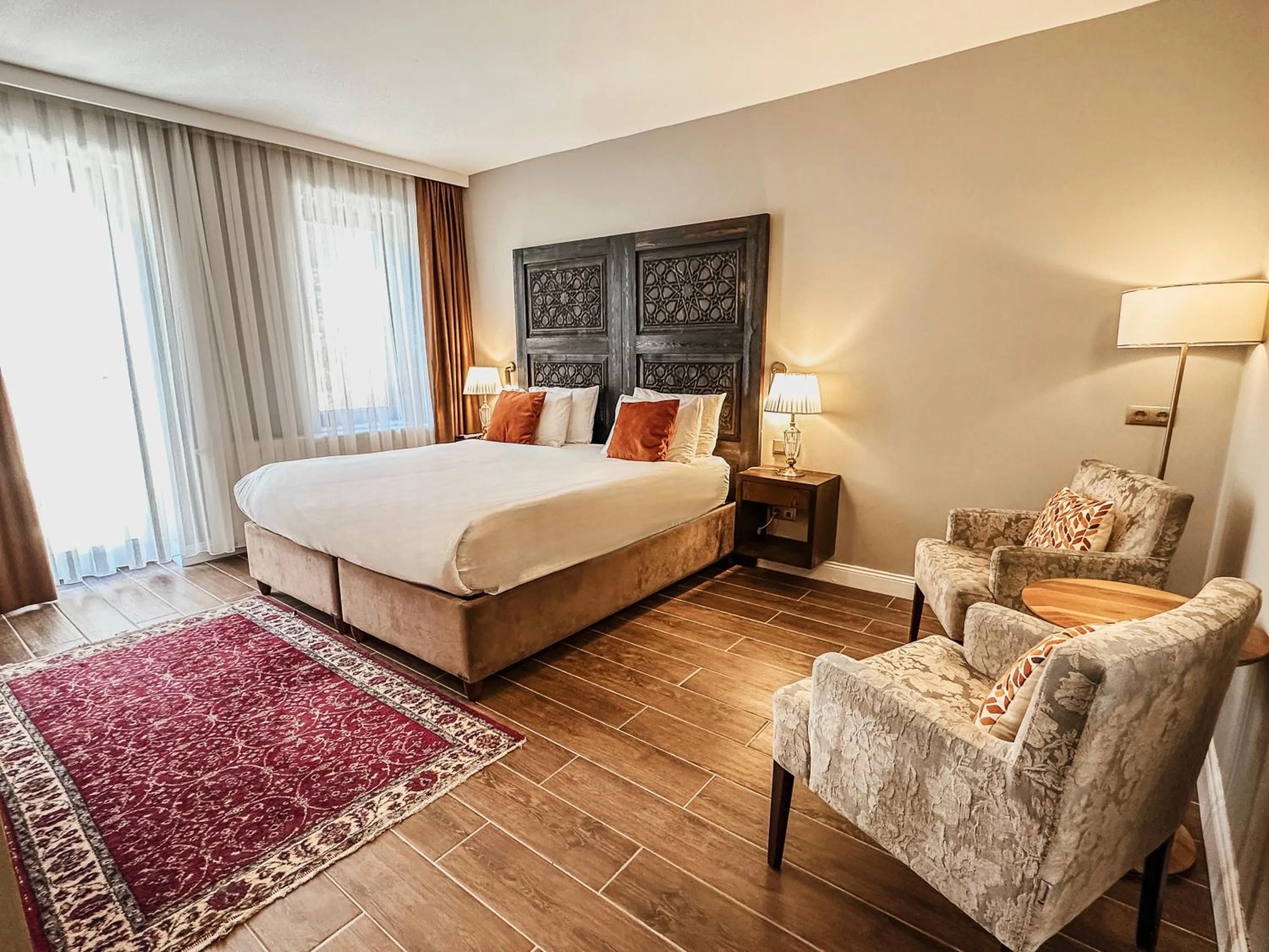 Bed in Osmanli Cappadocia Hotel