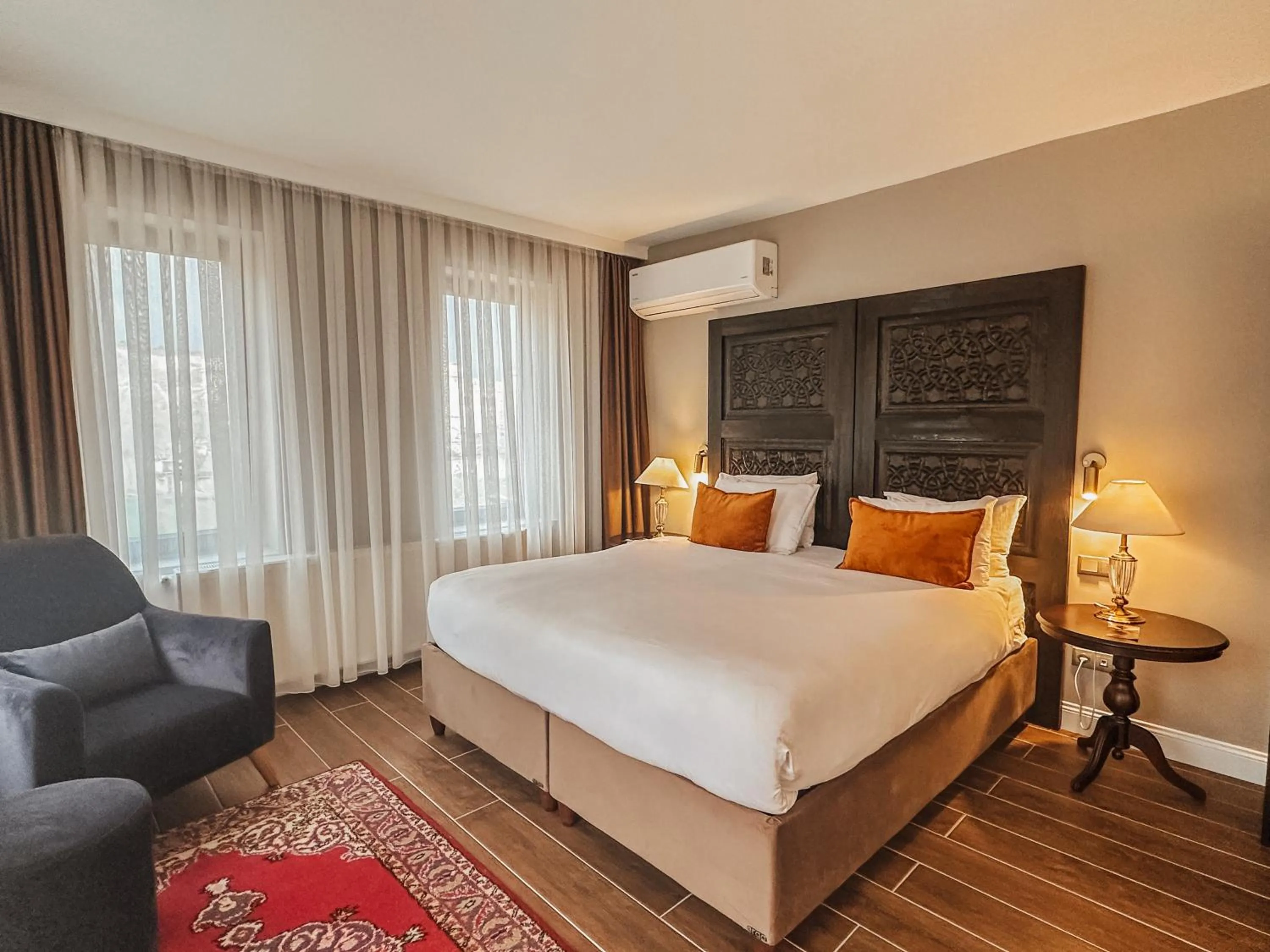 Bed in Osmanli Cappadocia Hotel