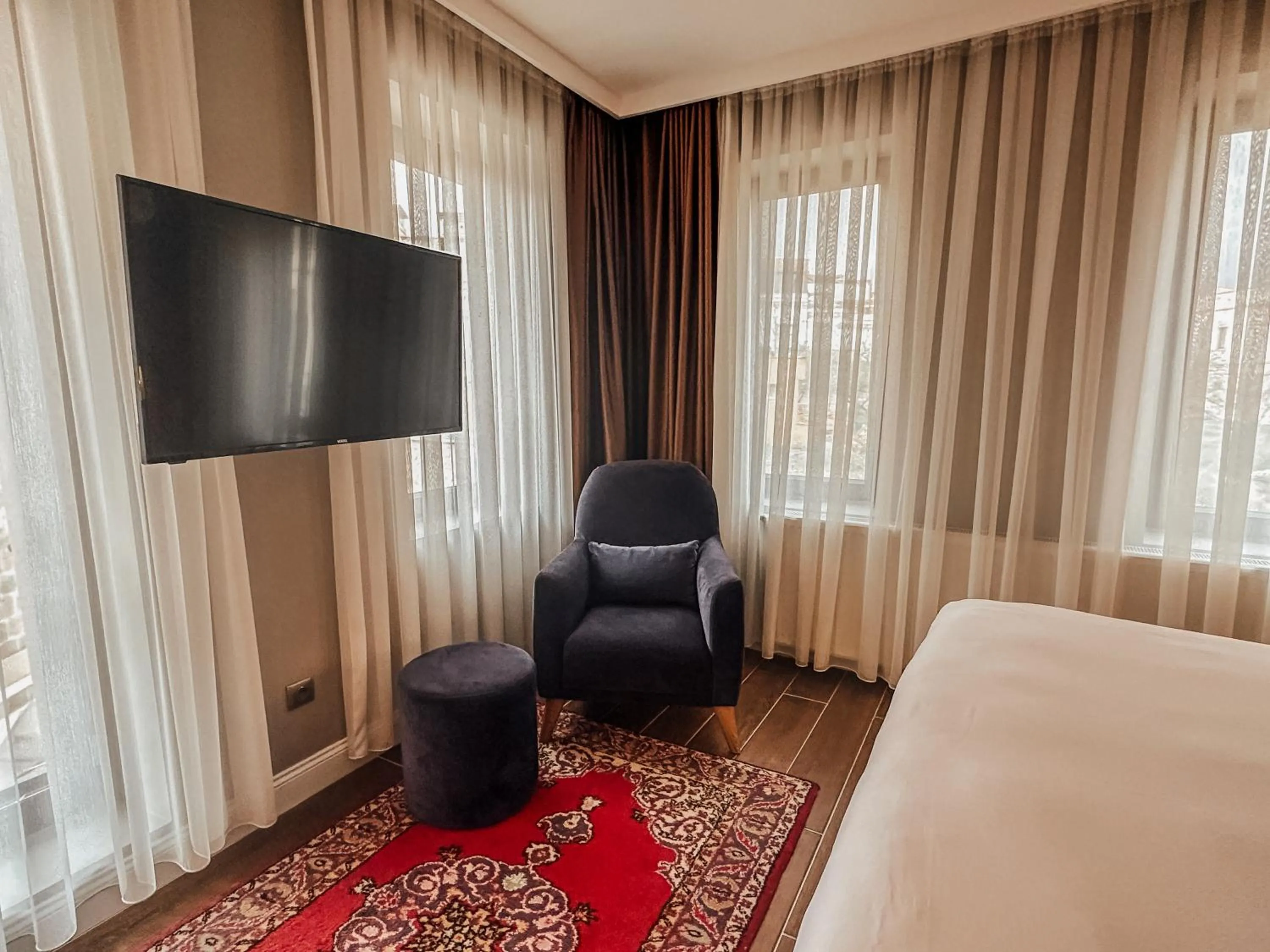 Bed in Osmanli Cappadocia Hotel