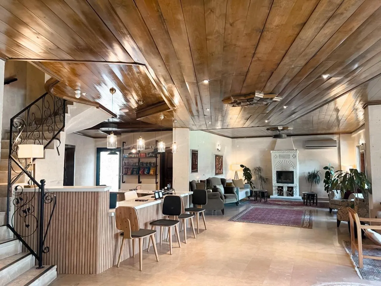 Lobby or reception in Osmanli Cappadocia Hotel