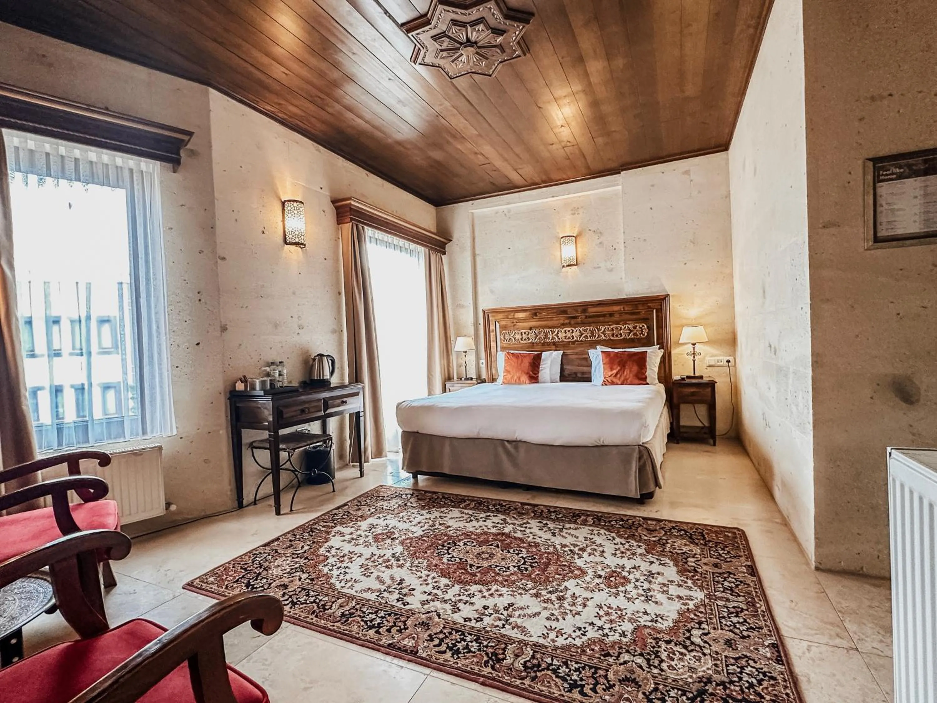 Bed in Osmanli Cappadocia Hotel