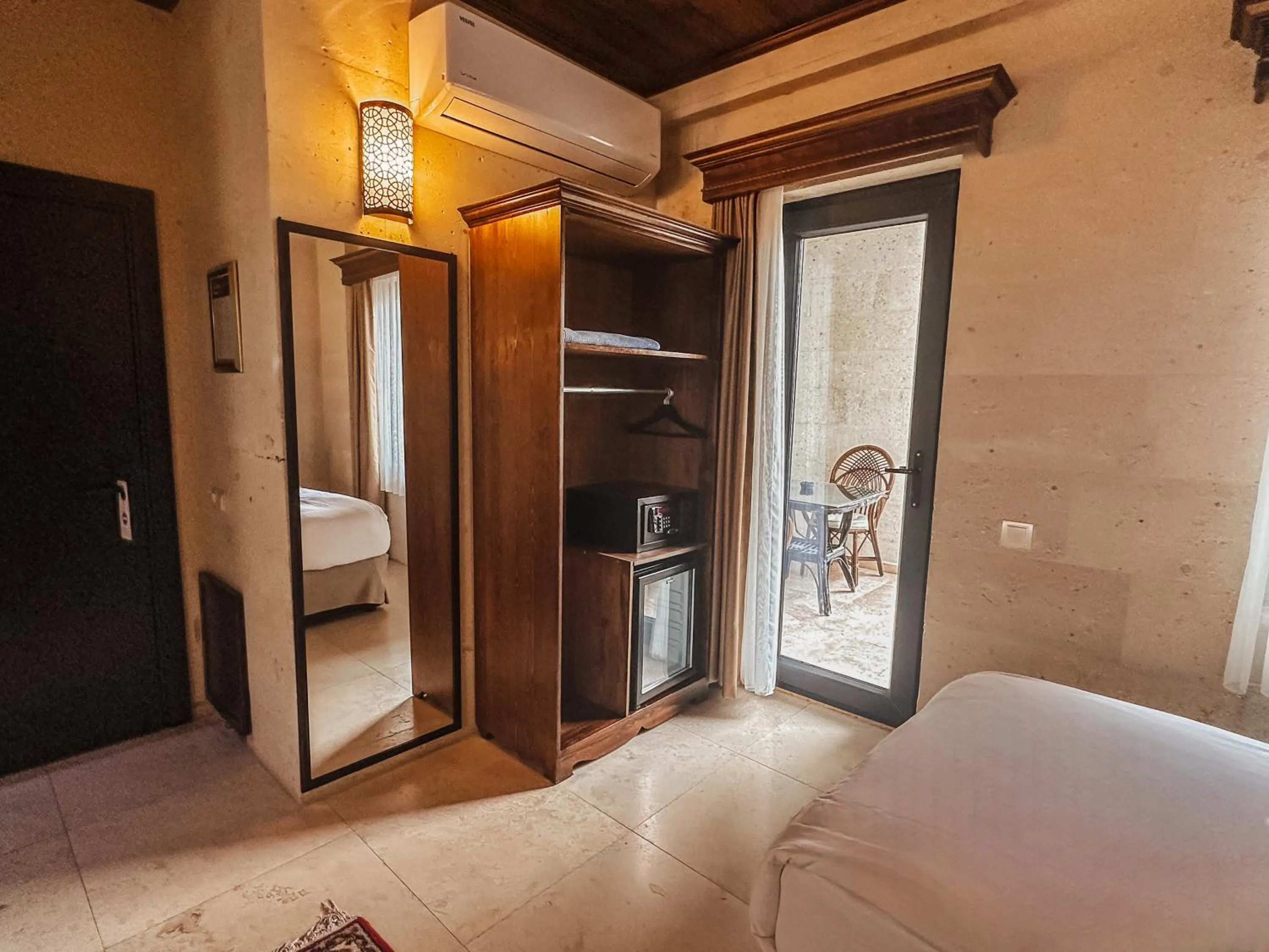 Bed in Osmanli Cappadocia Hotel