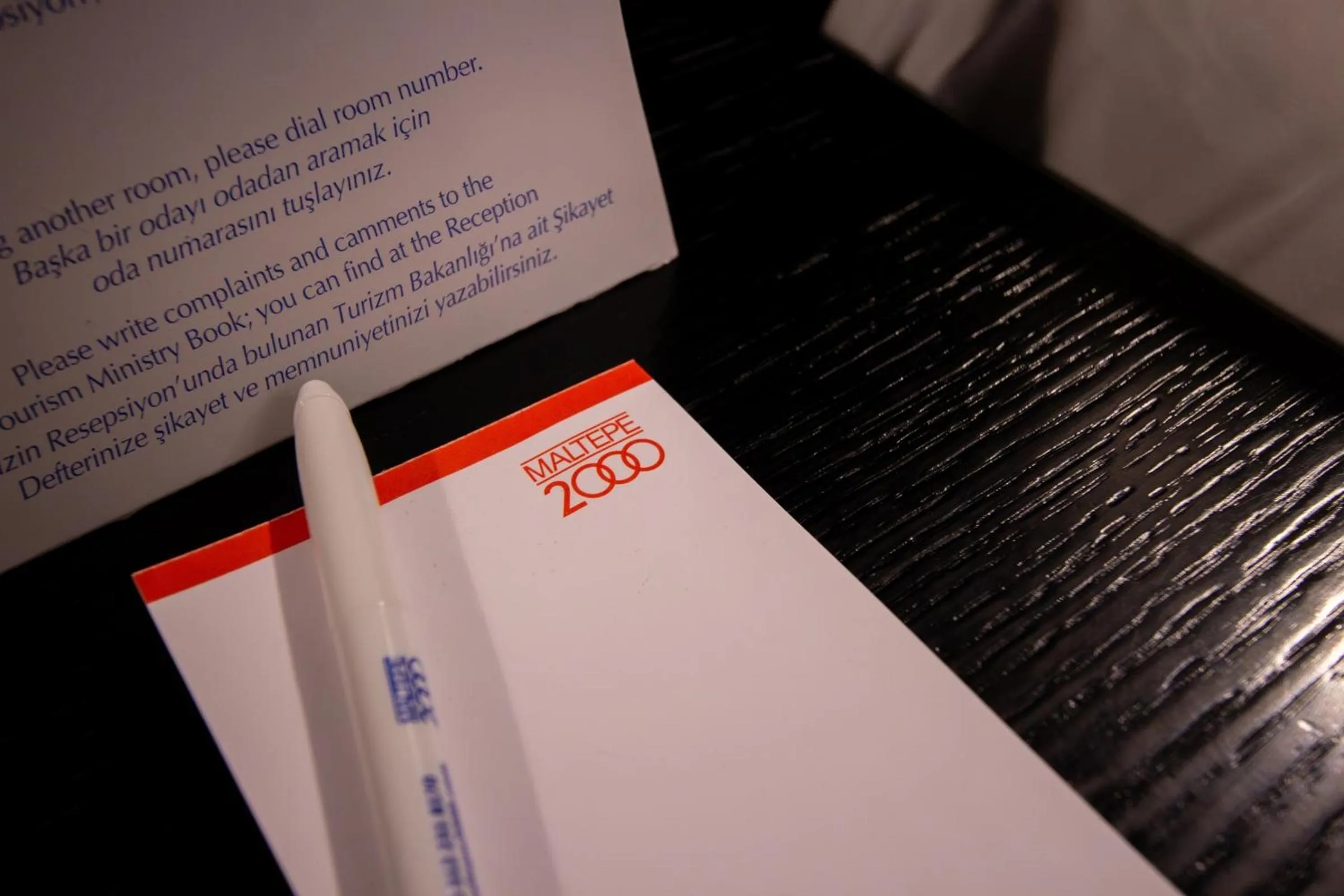 room service in Maltepe 2000 Hotel