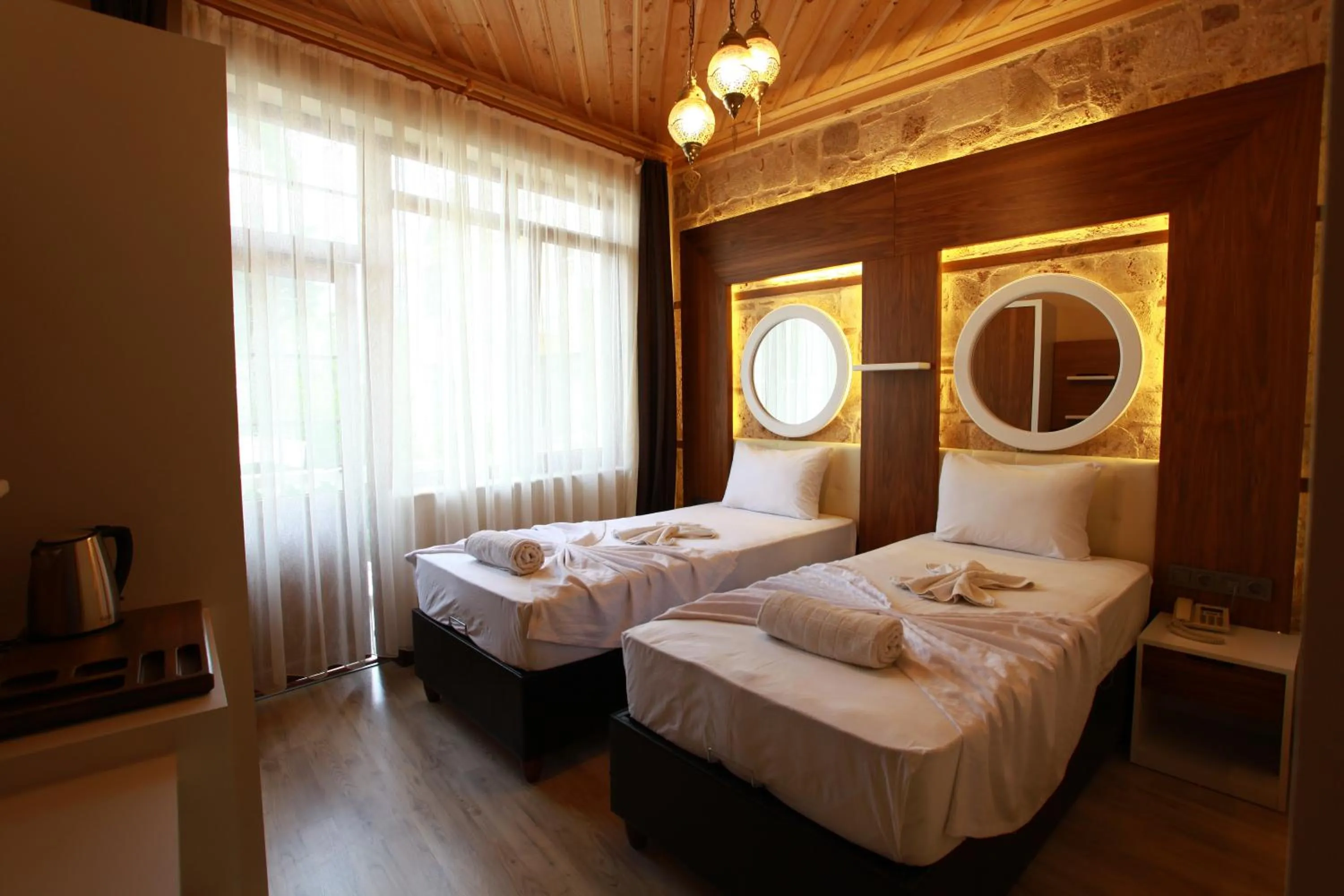 Bed in Bacchus Pension