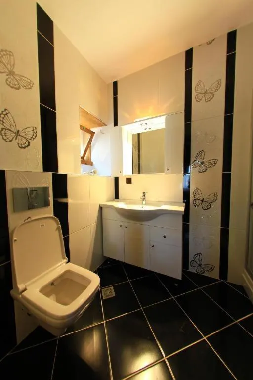 Toilet in Bacchus Pension