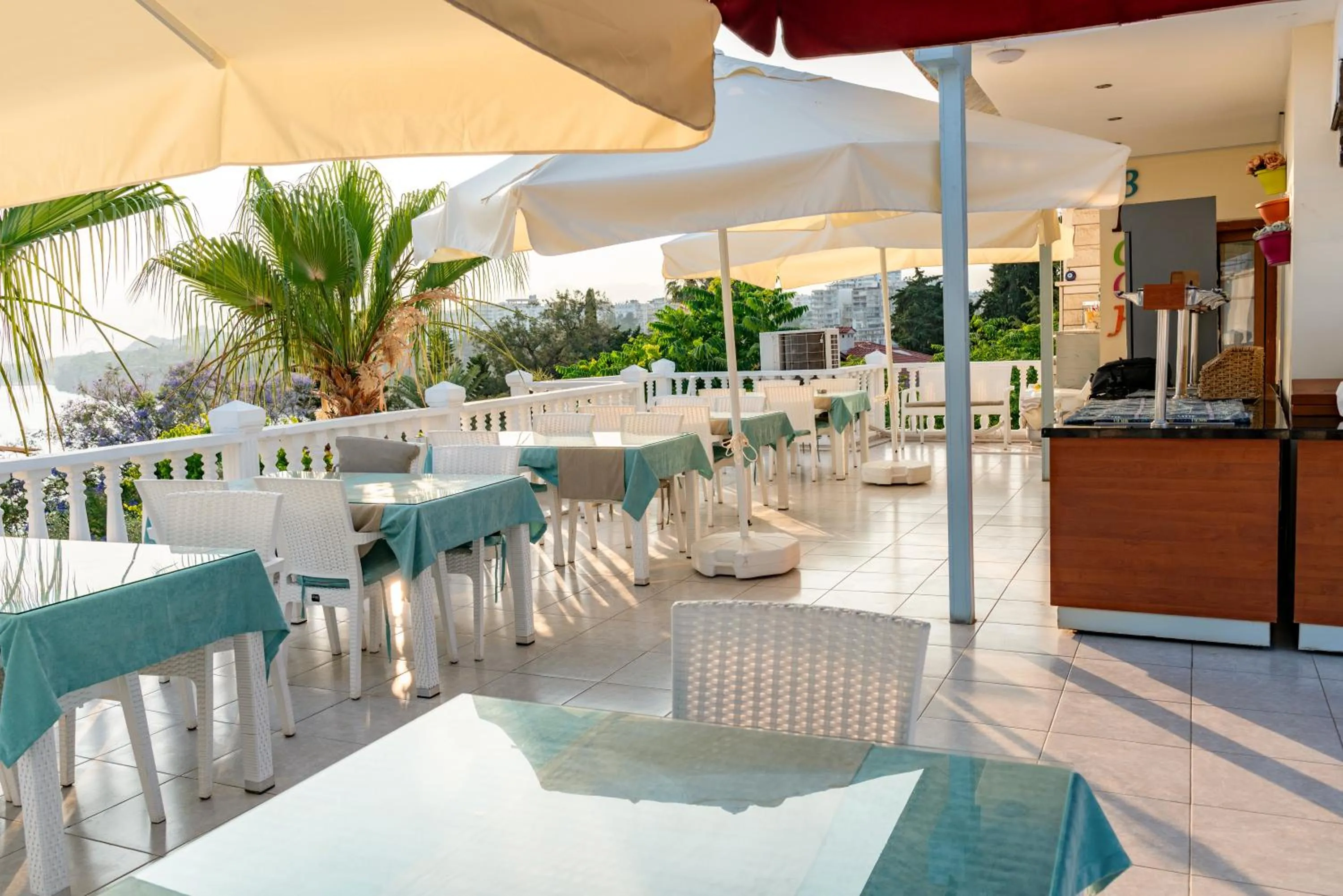 Balcony/Terrace in Bacchus Pension
